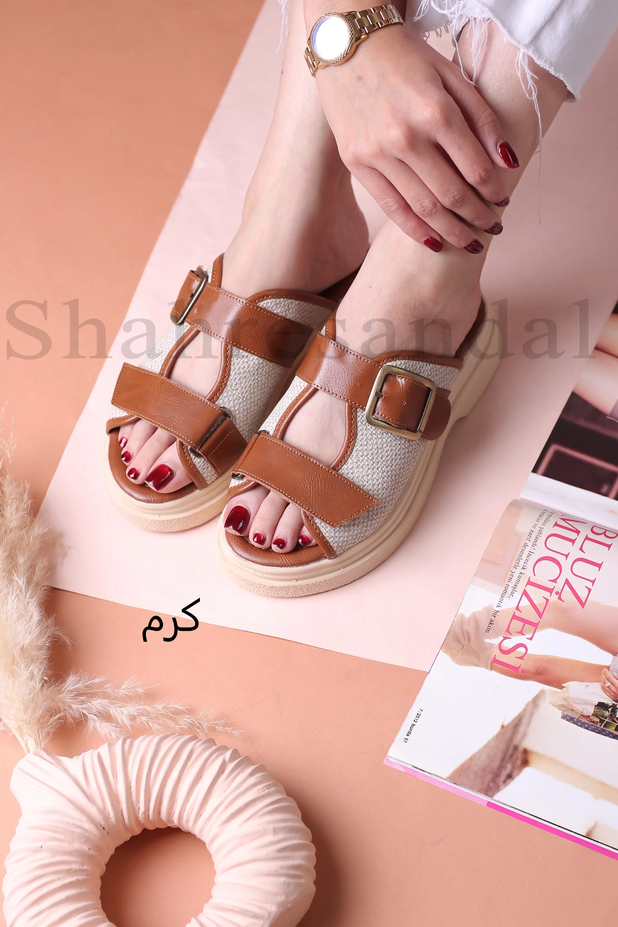 کفش صندل زنانه کد 525