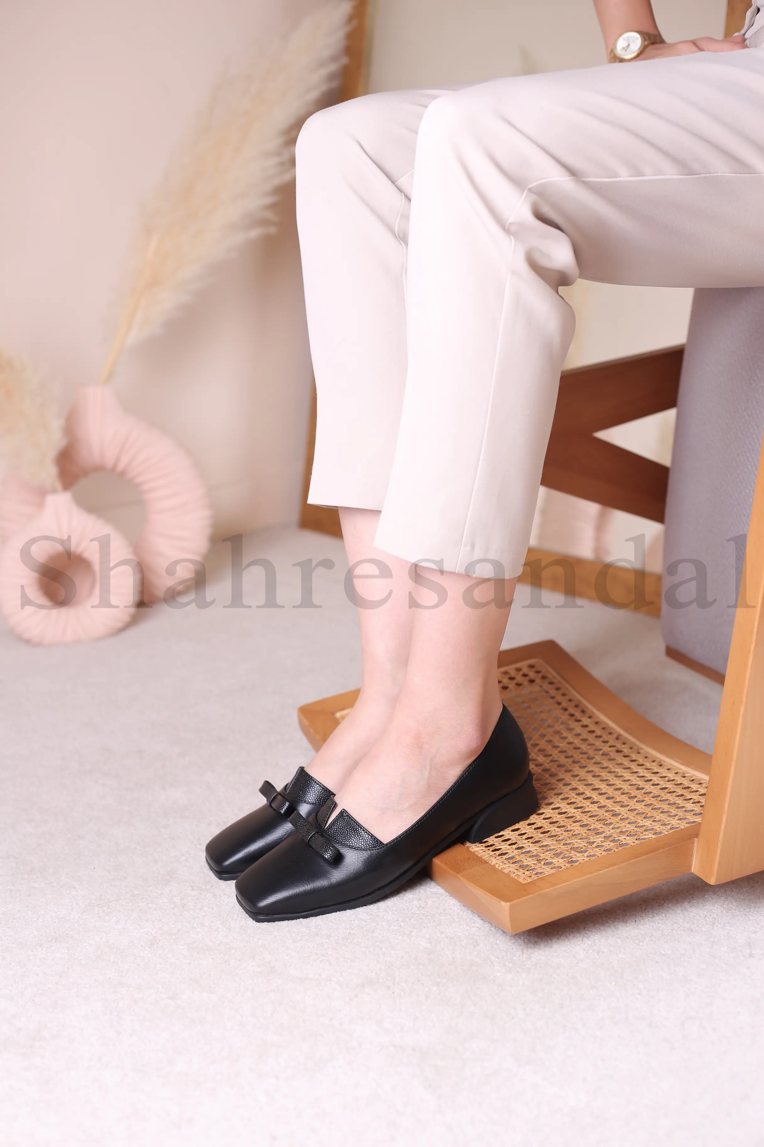 کفش پرسنلی پاشنه دار زنانه کد 8388