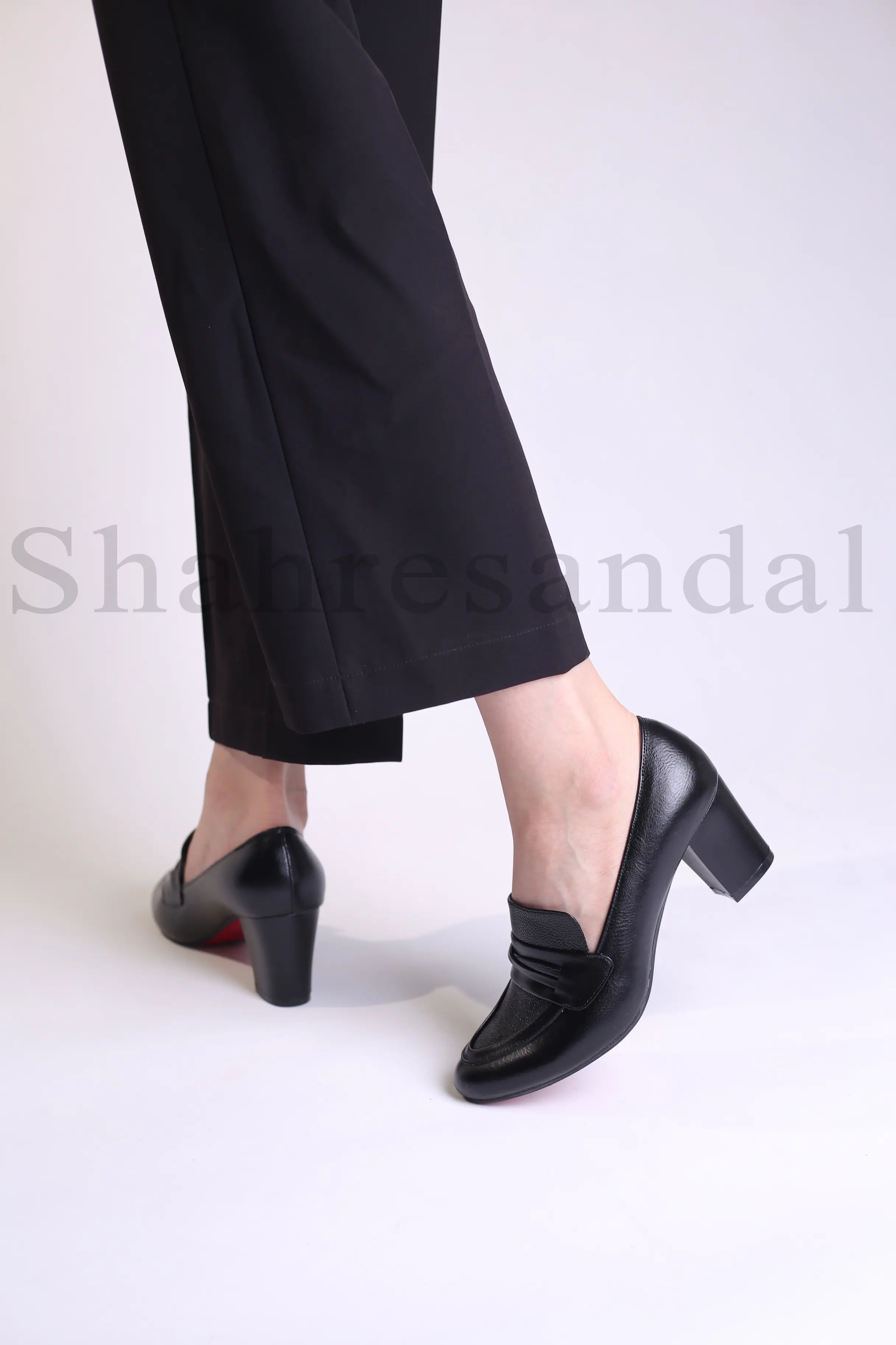 کفش پرسنلی پاشنه دار زنانه کد 545