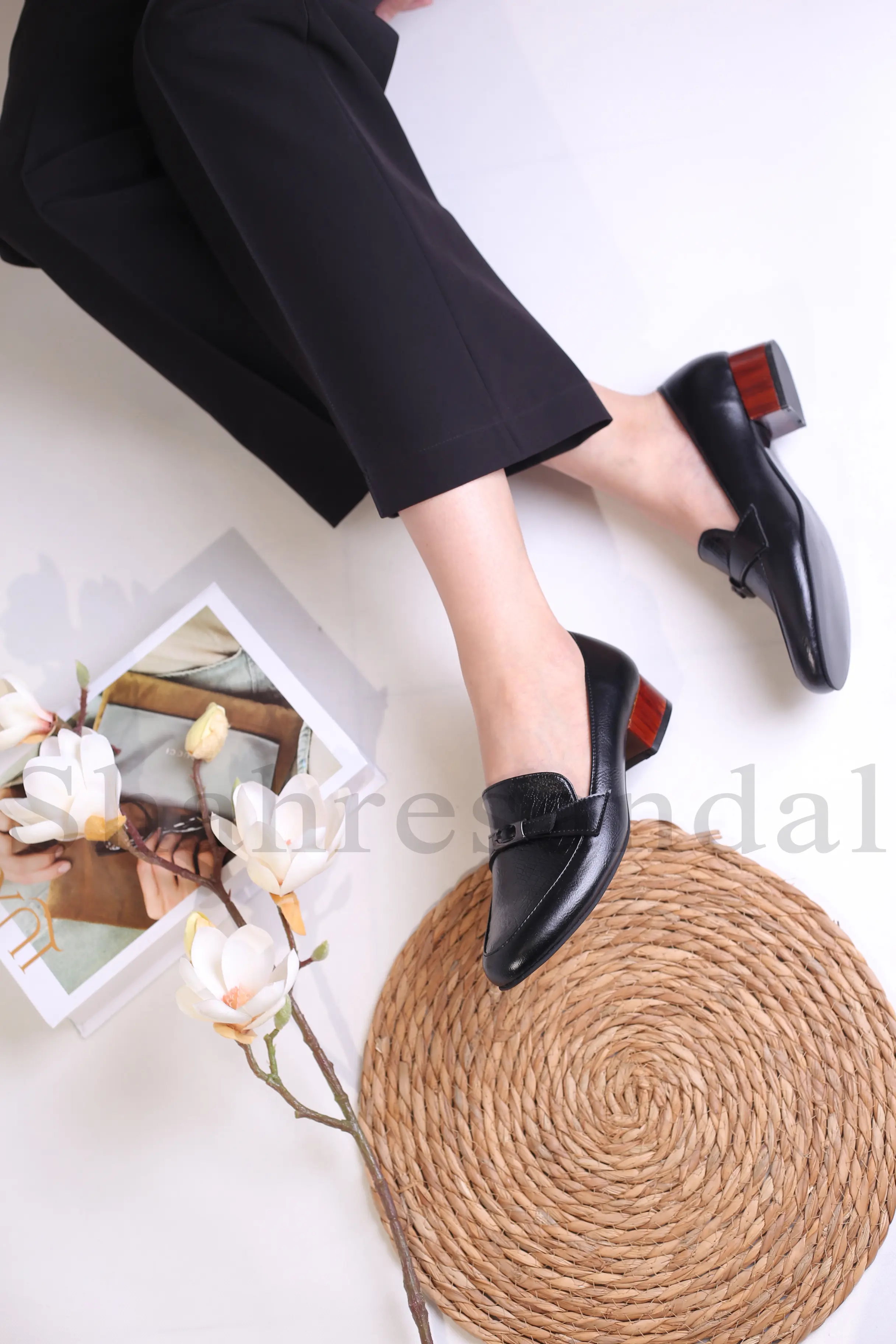 کفش پرسنلی پاشنه دار زنانه رویا