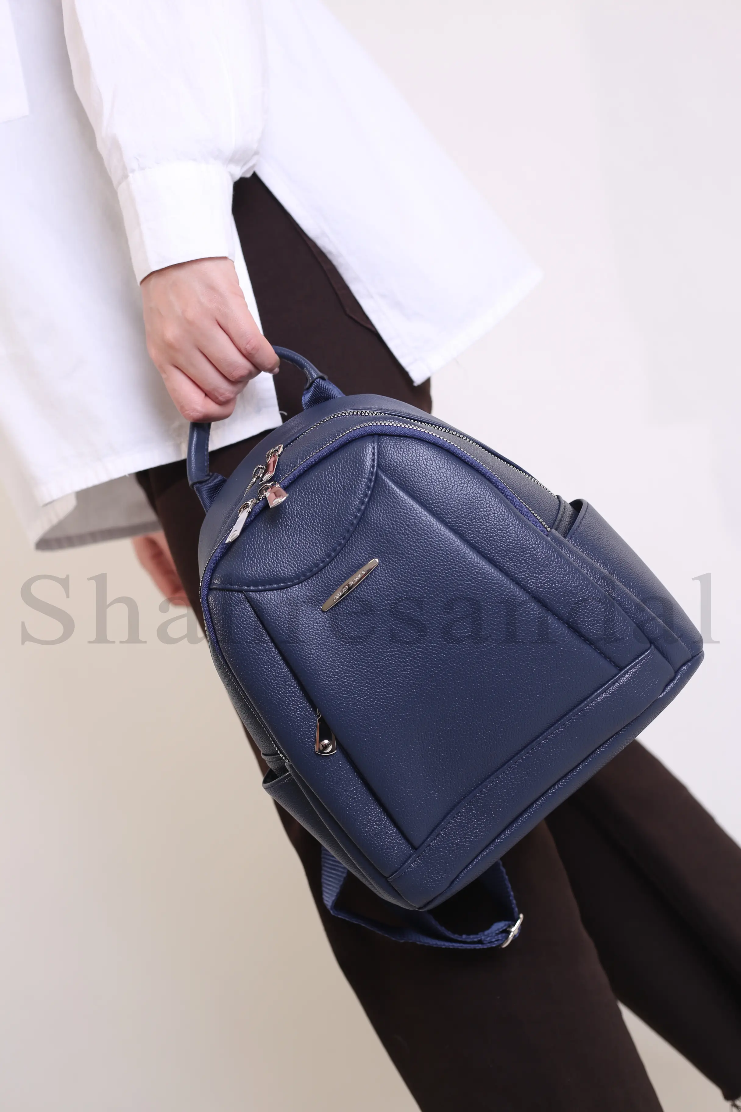 کیف کوله زنانه چرم کد 128
