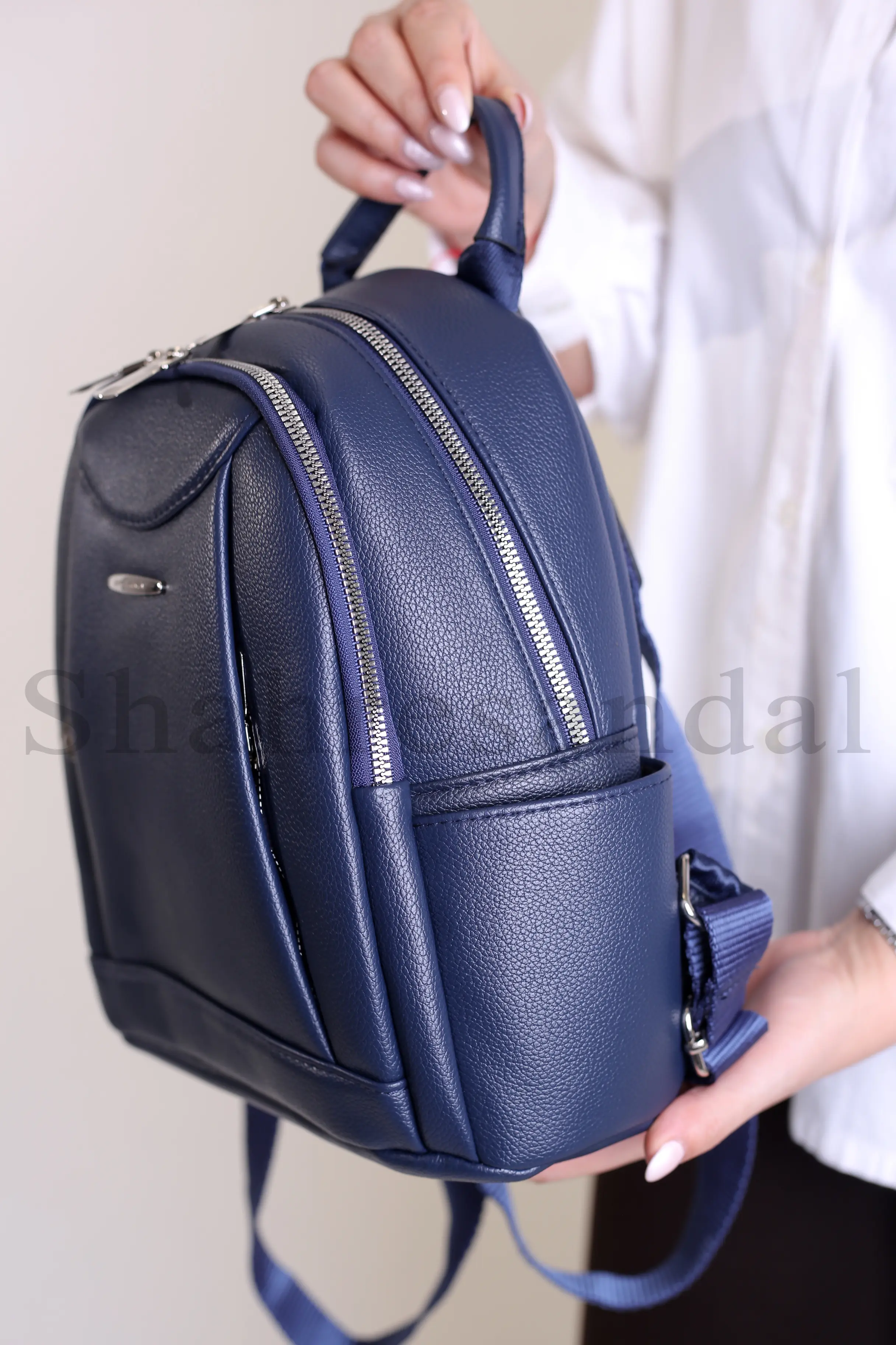 کیف کوله زنانه چرم کد 128