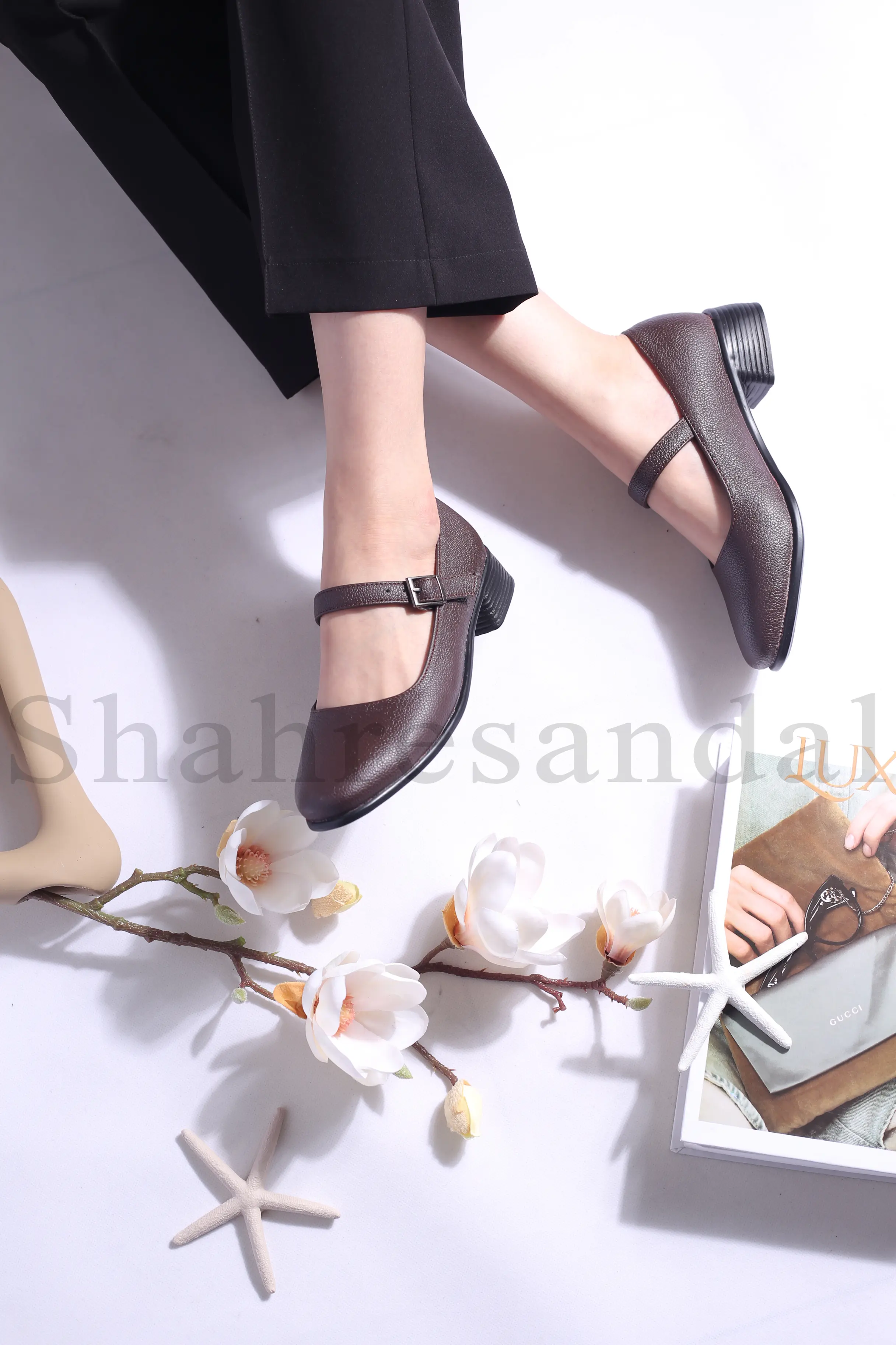 کفش پرسنلی پاشنه دار زنانه ترمه