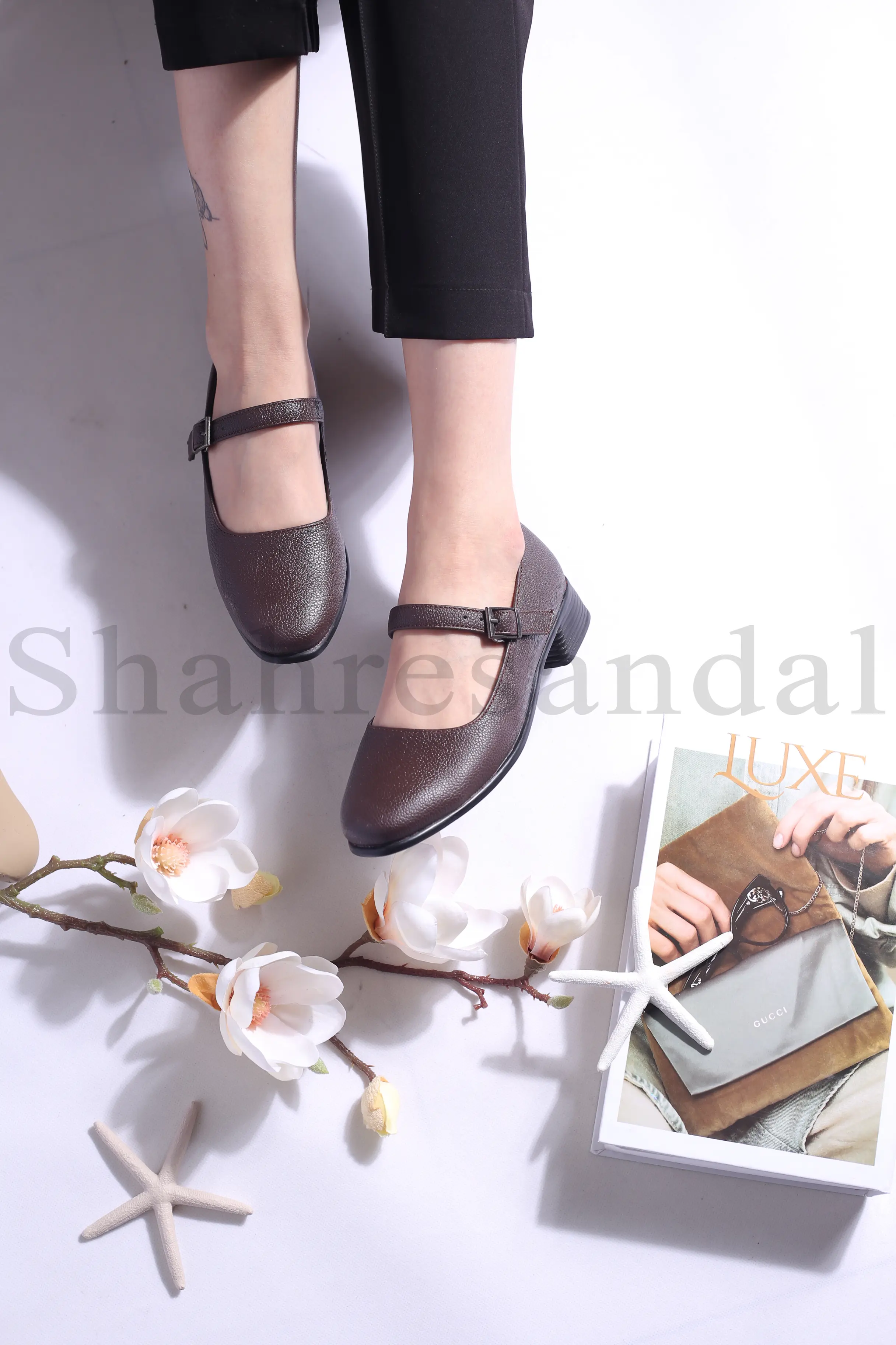 کفش پرسنلی پاشنه دار زنانه ترمه