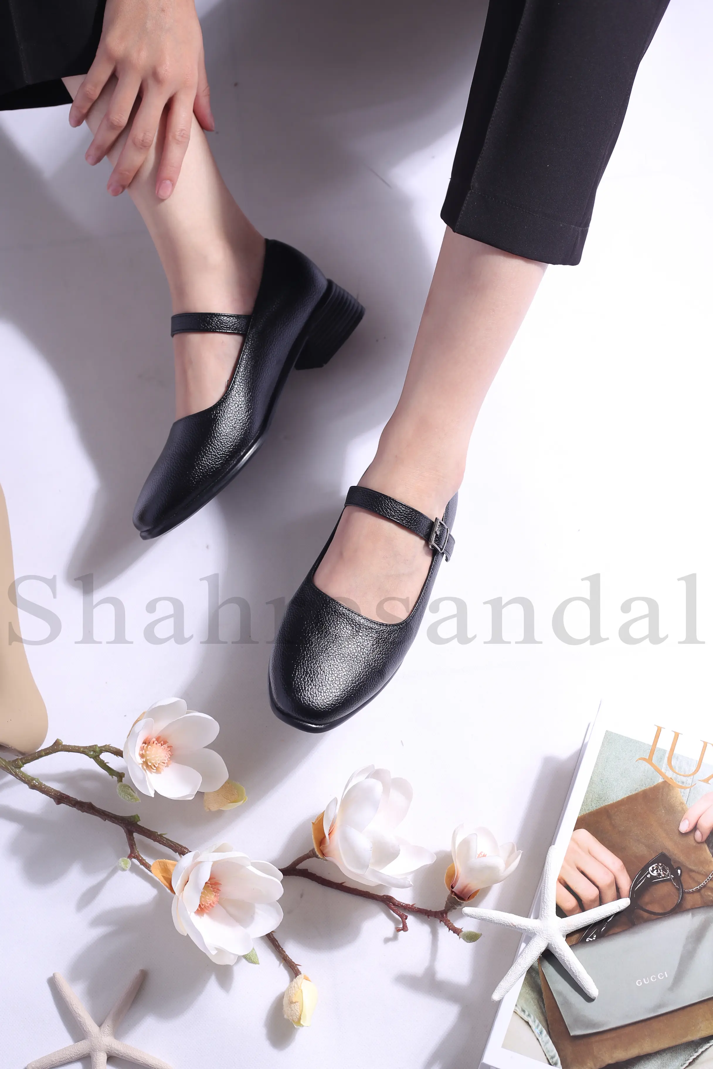 کفش پرسنلی پاشنه دار زنانه ترمه