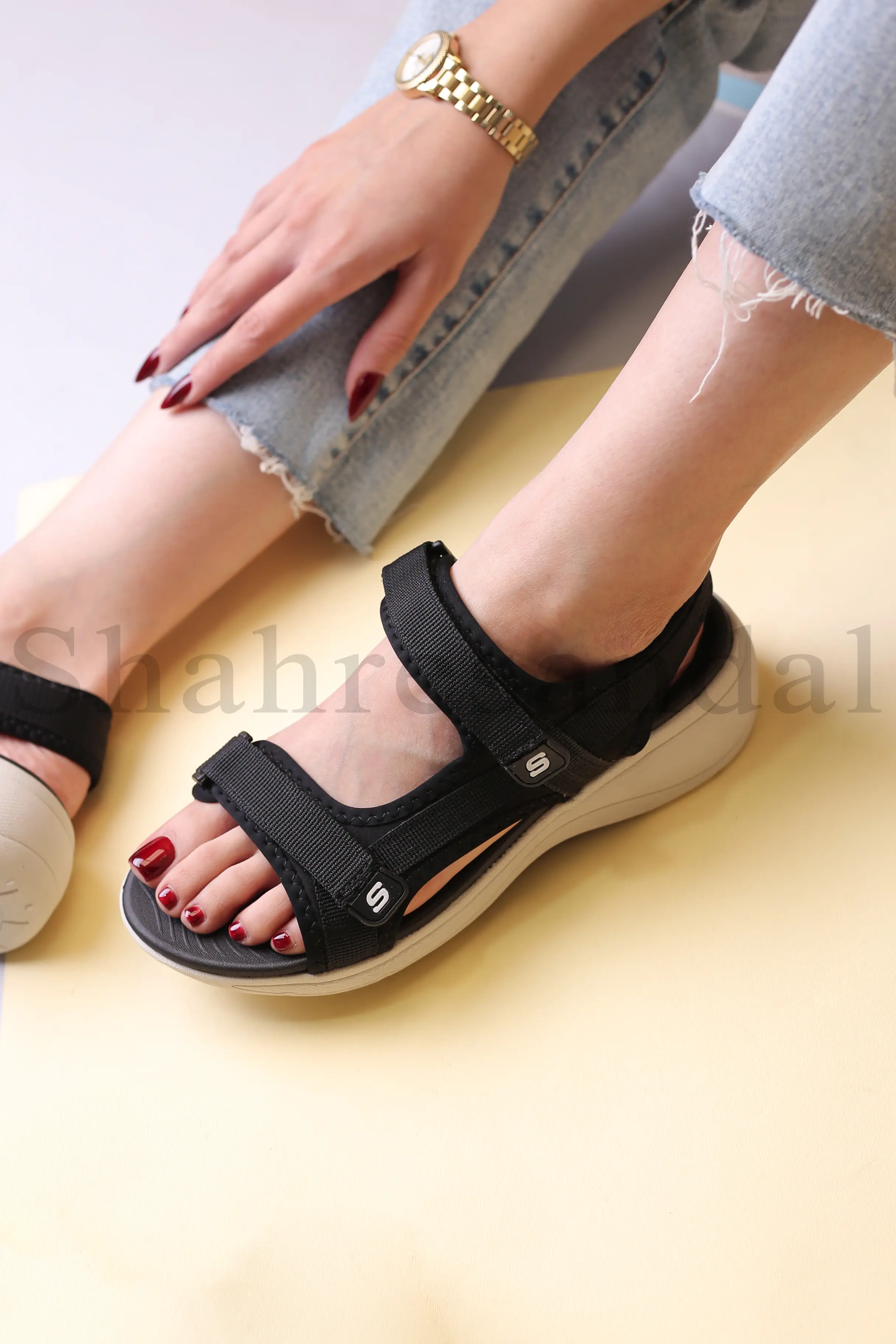 کفش صندل رکابدار زنانه کد 6062