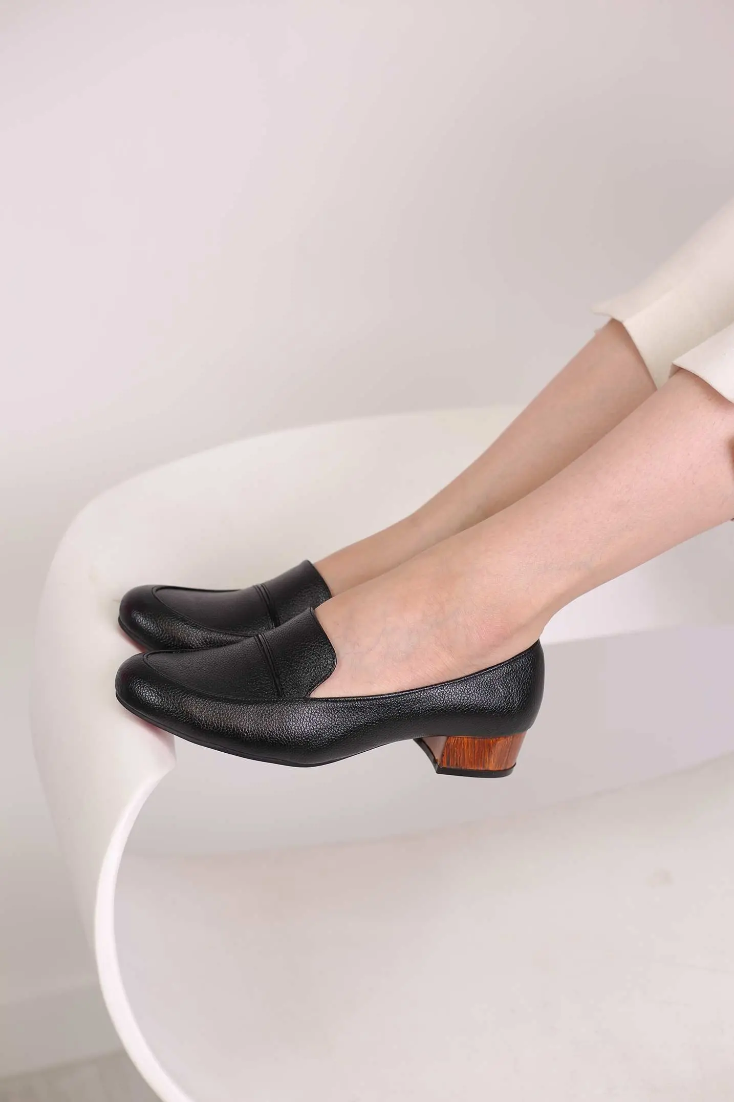 کفش پرسنلی پاشنه دار زنانه کد 360