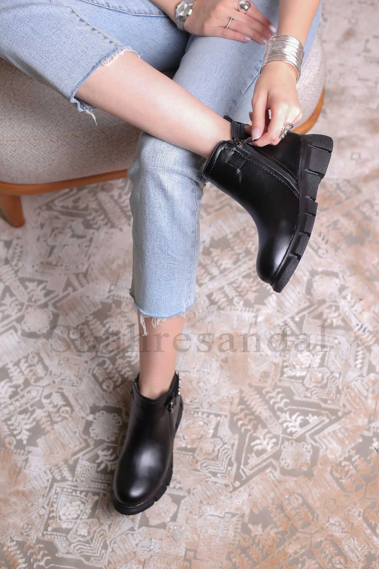 نیم بوت زنانه الوز