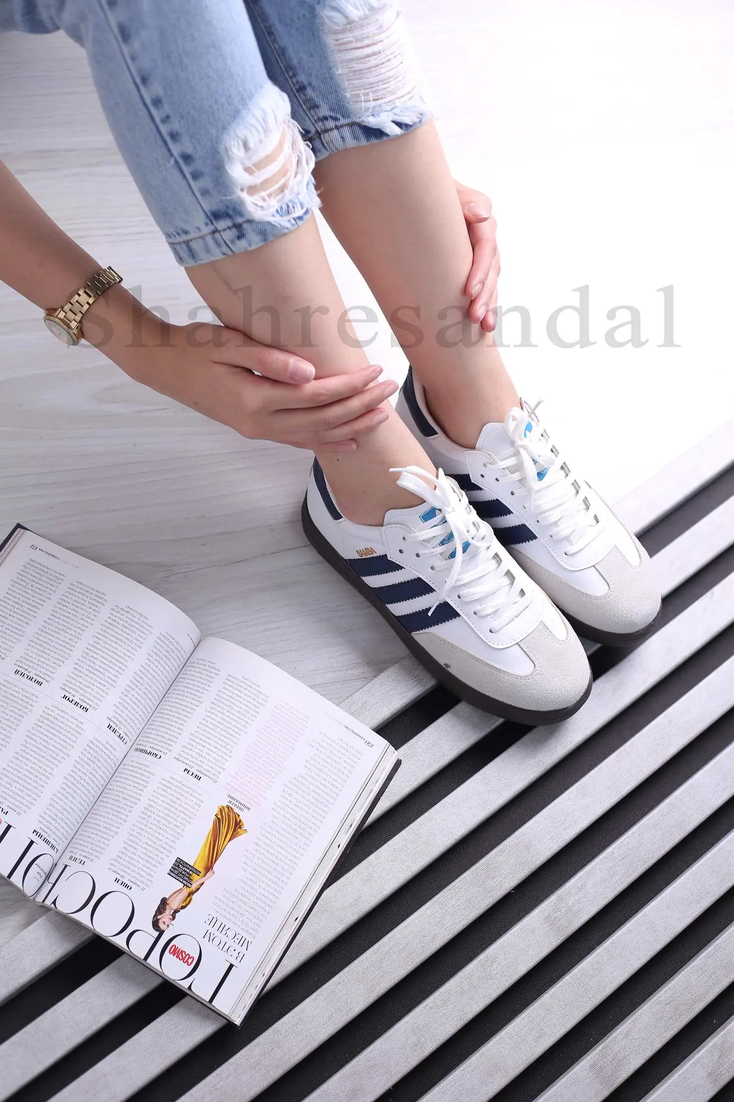 کفش اسپرت زنانه سامبا کد 6020