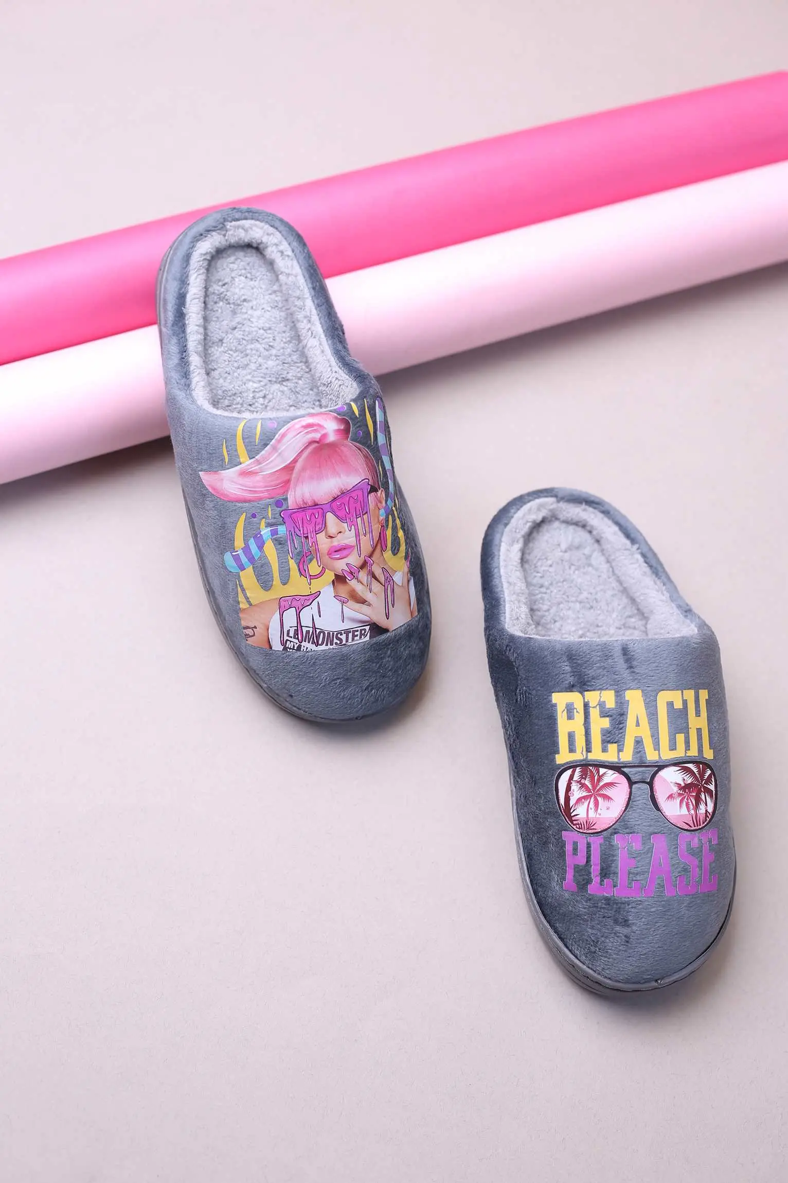 پاپوش کفشی بچه گانه باربی