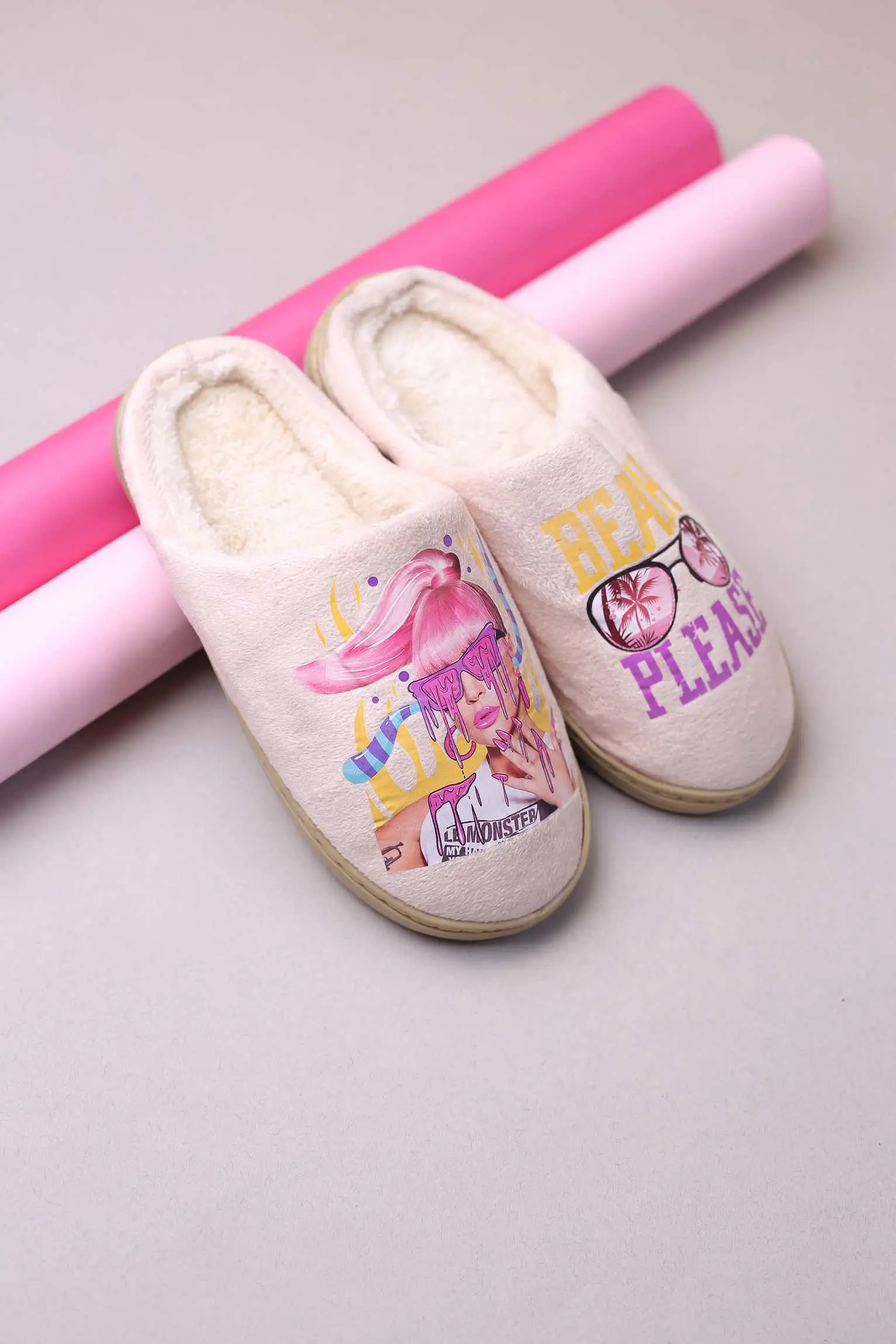 پاپوش کفشی بچه گانه باربی