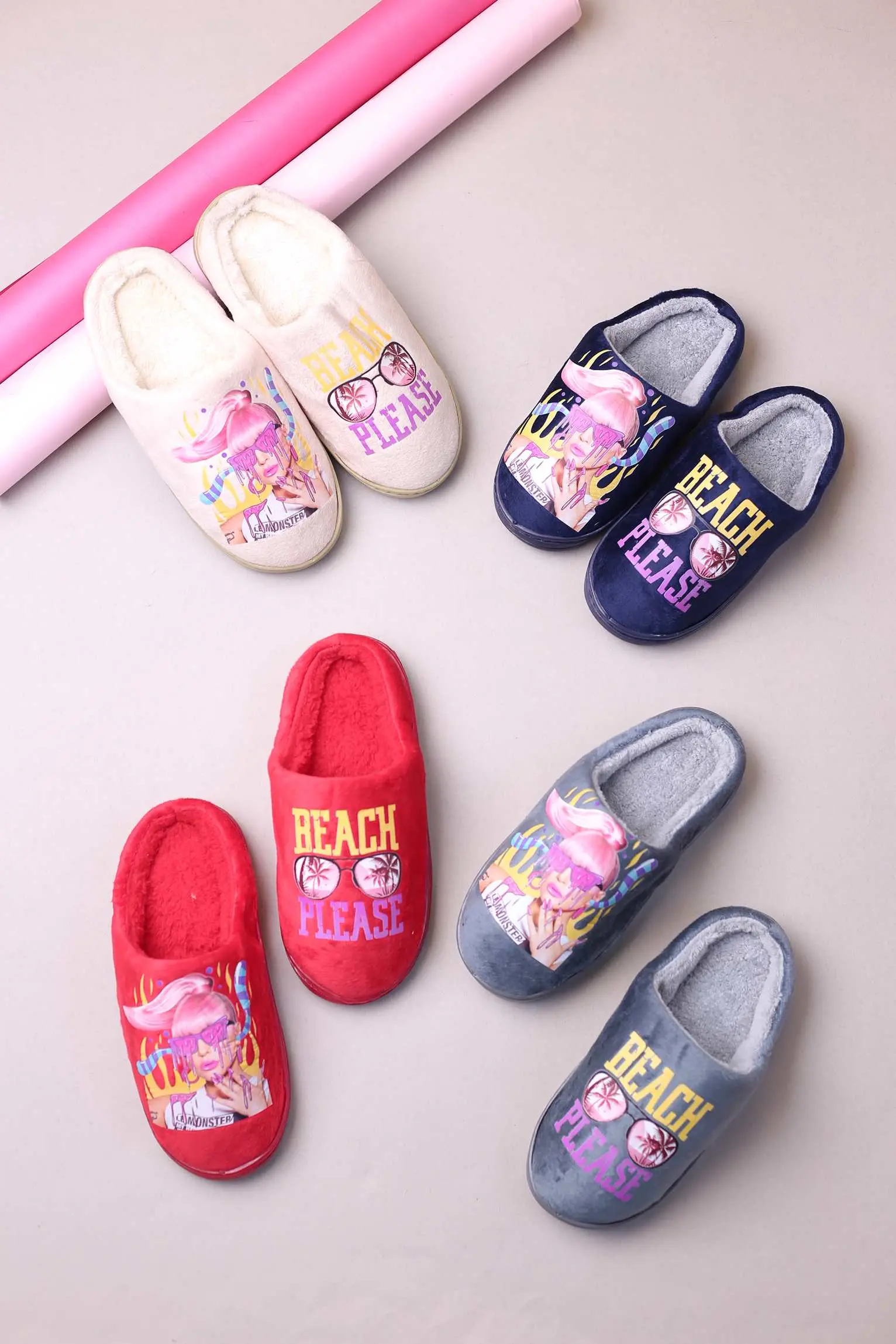 پاپوش کفشی بچه گانه باربی