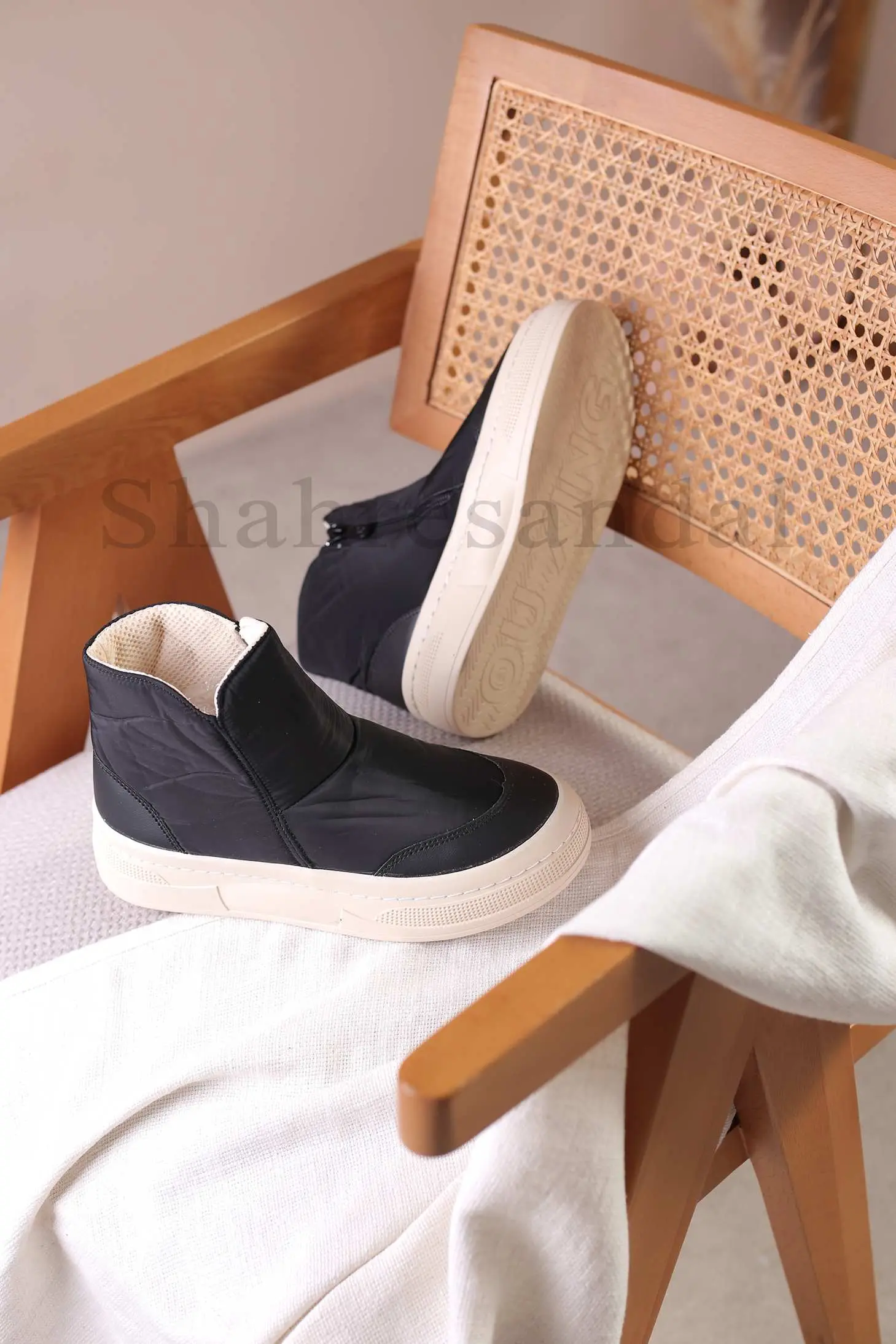 نیم بوت شمعی زنانه کد 4003