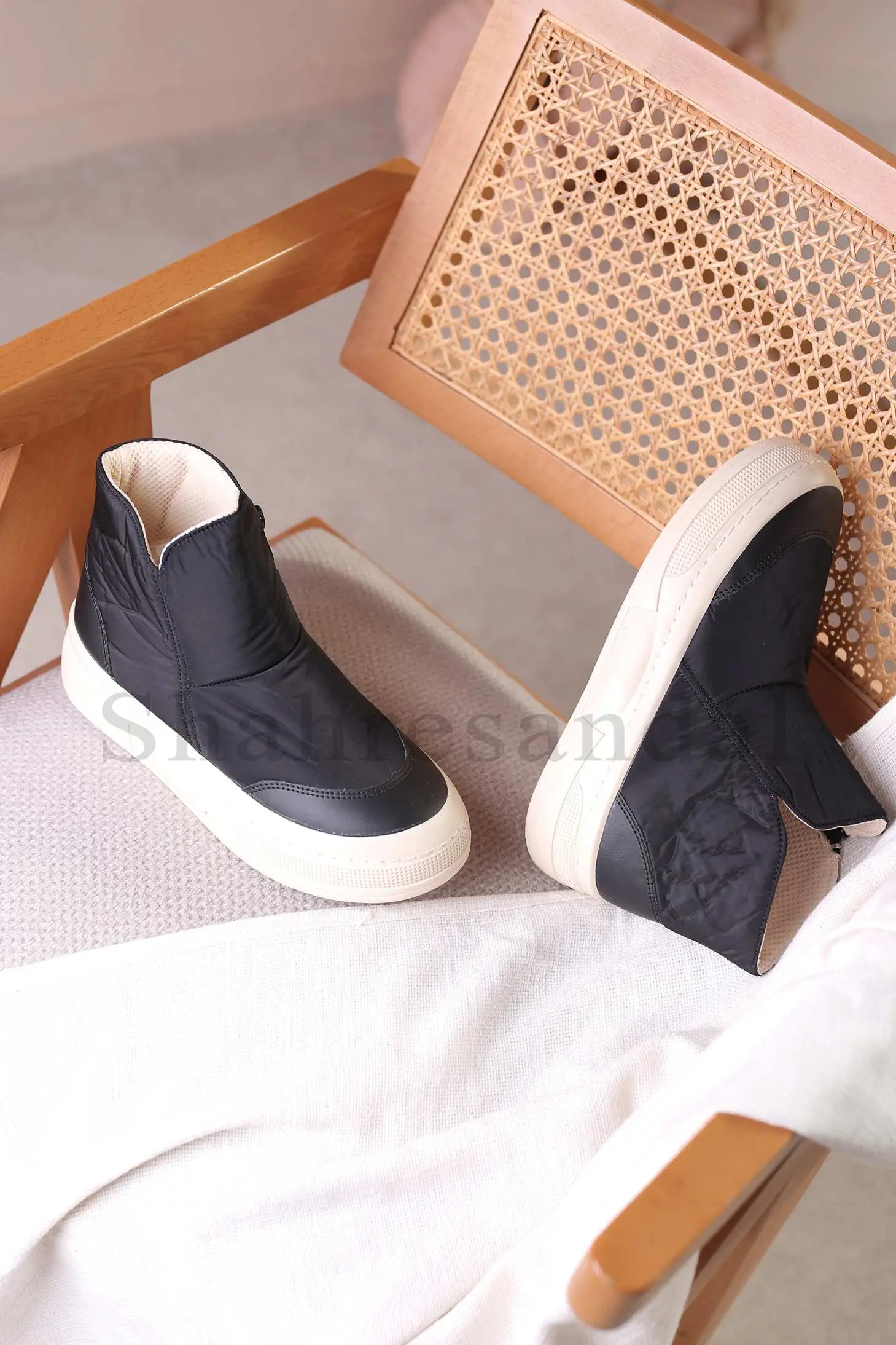 نیم بوت شمعی زنانه کد 4003