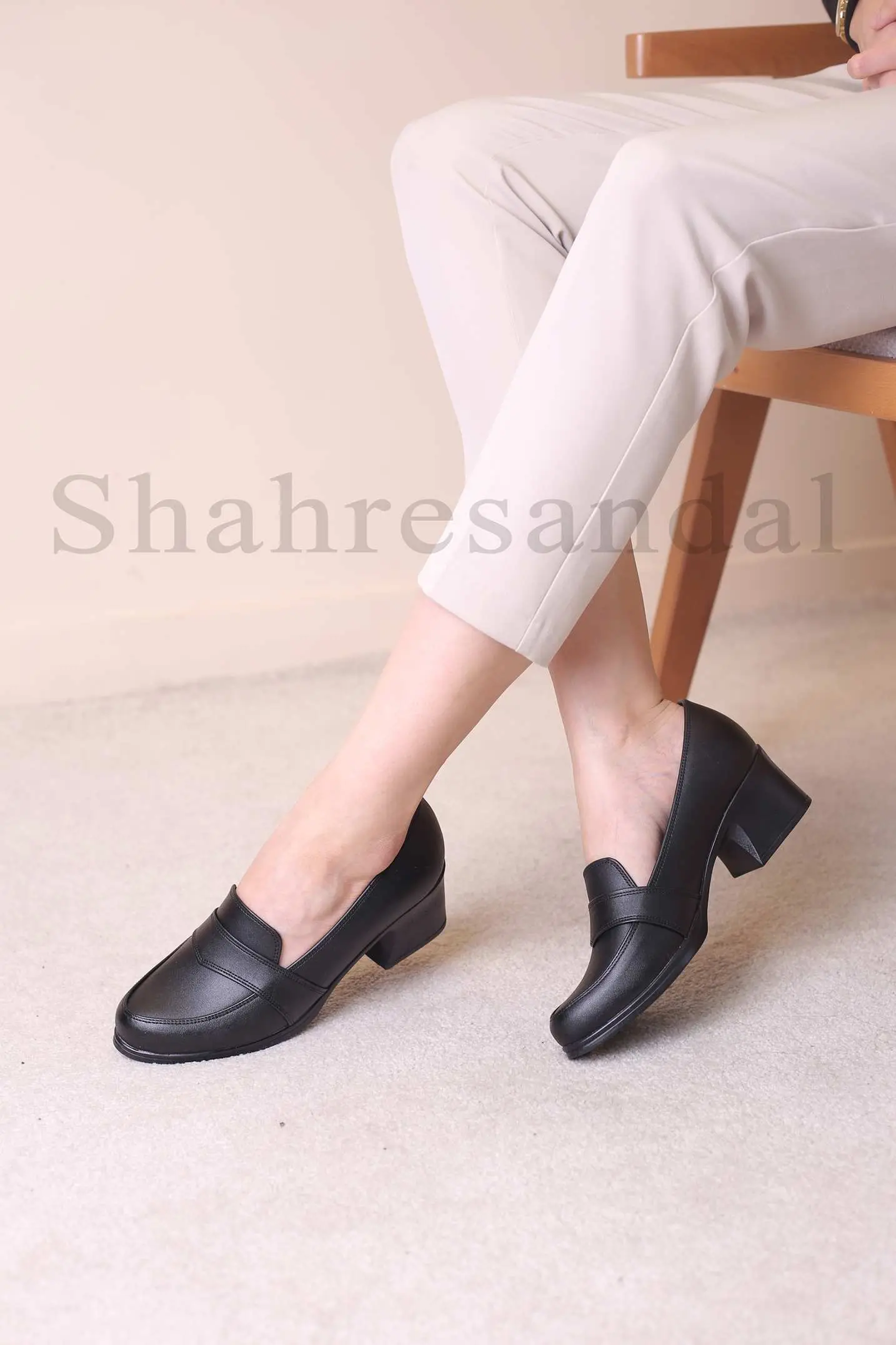 کفش پرسنلی پاشنه دار زنانه پریا