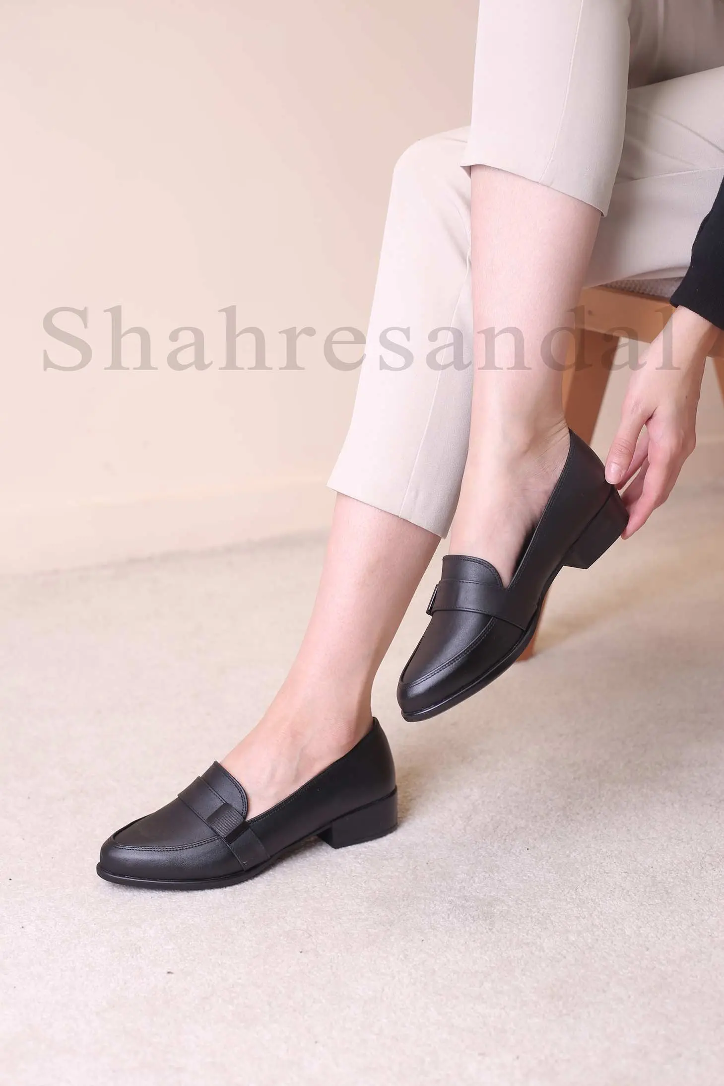 کفش پرسنلی پاشنه دار زنانه ملینا