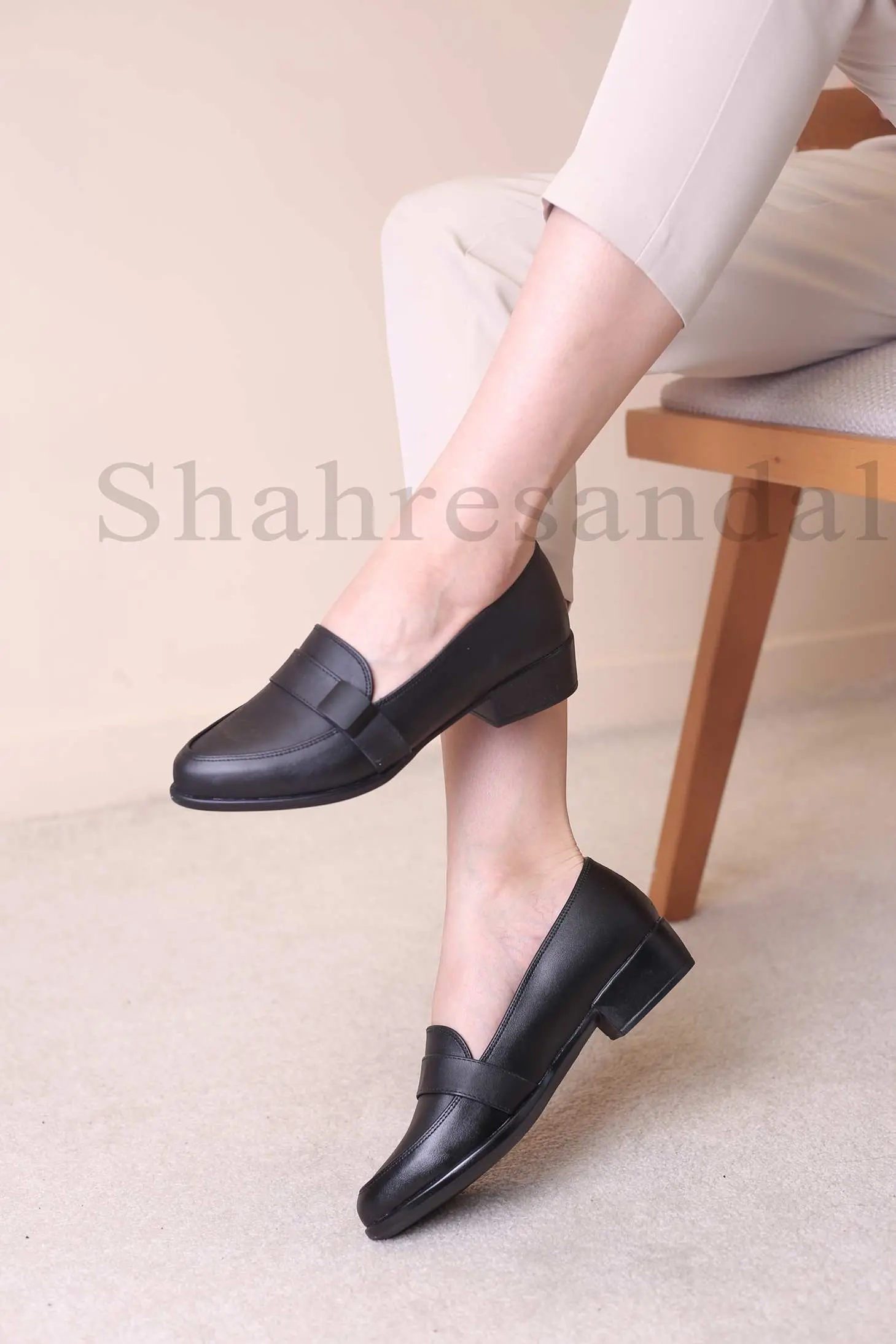 کفش پرسنلی پاشنه دار زنانه ملینا