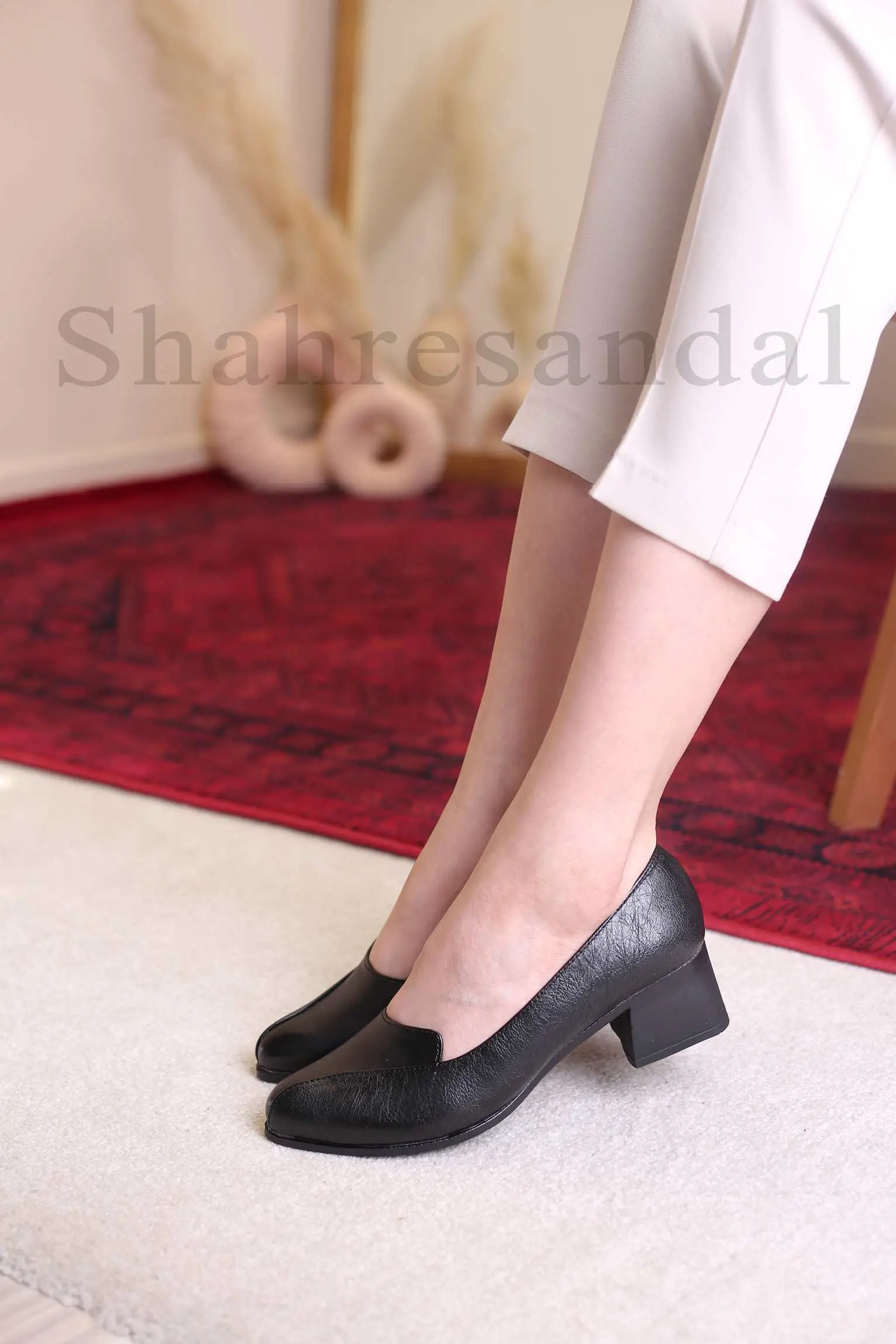 کفش پرسنلی پاشنه دار زنانه کد 1280