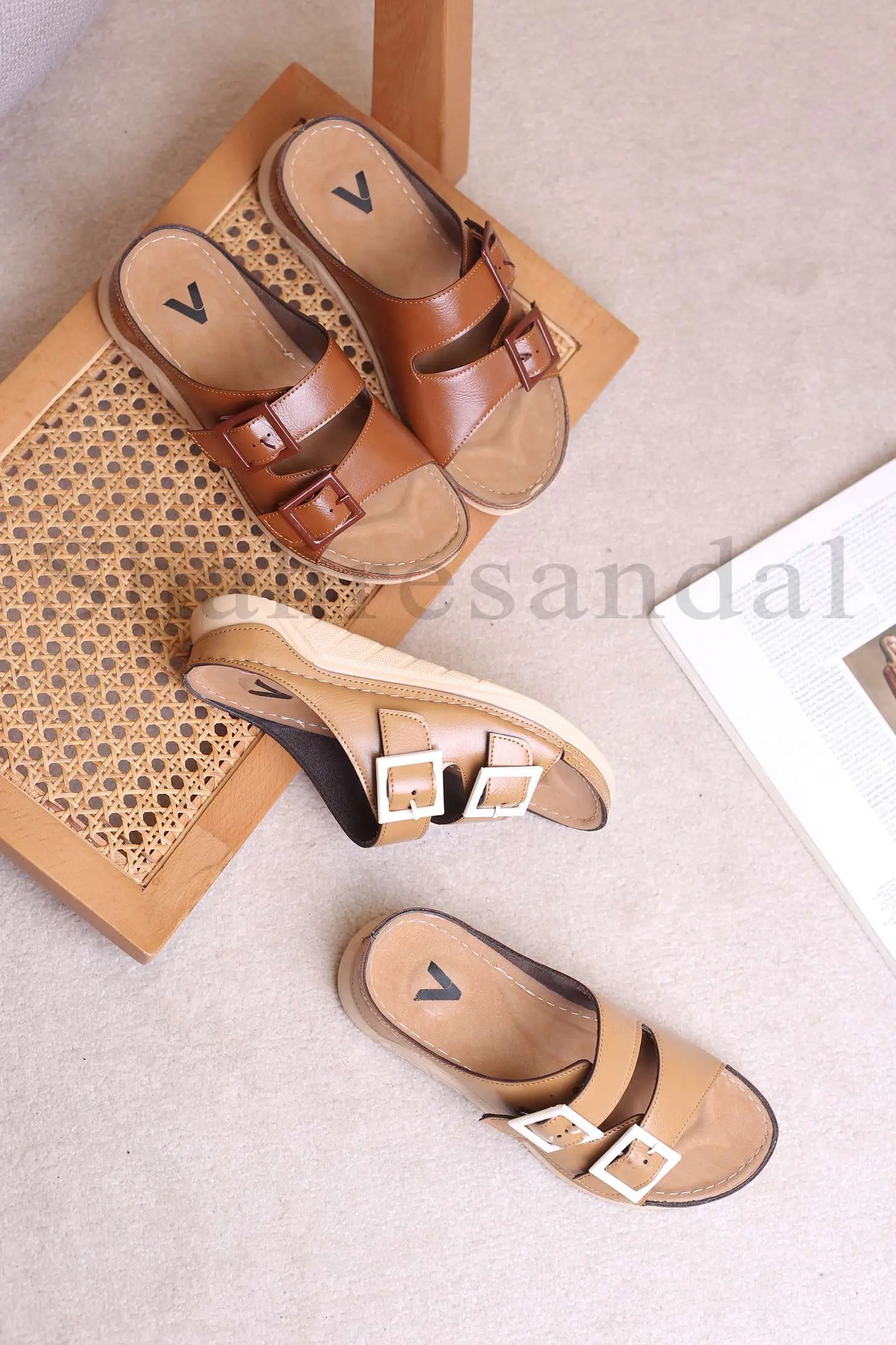 کفش صندل روفرشی زنانه خزان