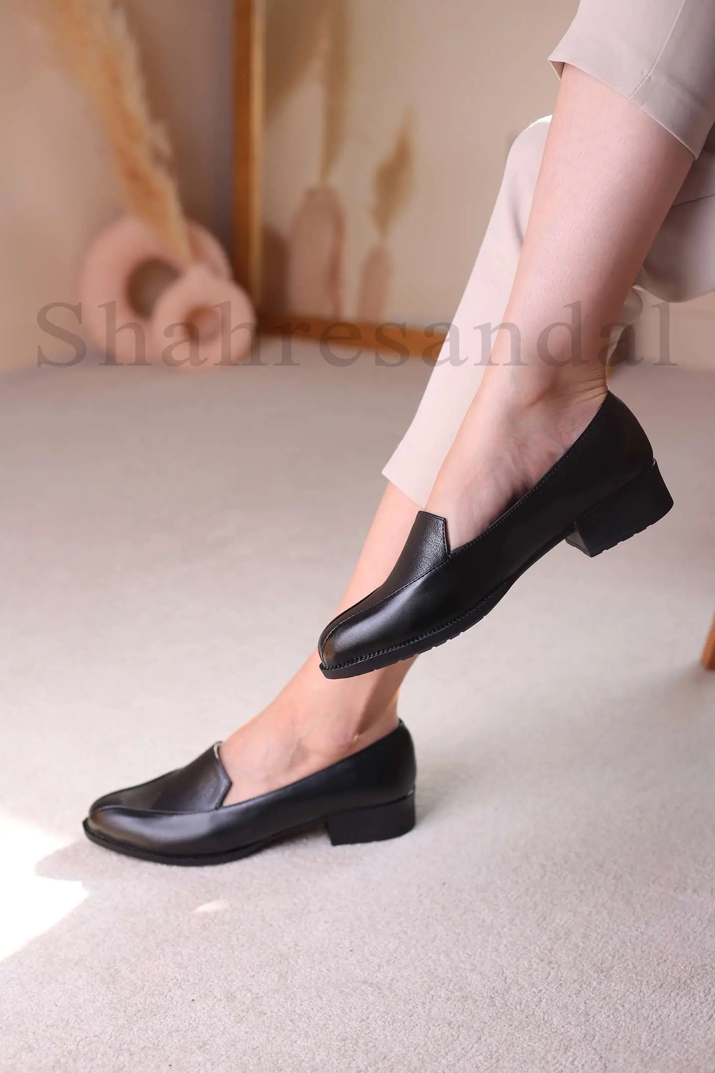 کفش پرسنلی پاشنه دار زنانه اقاقی