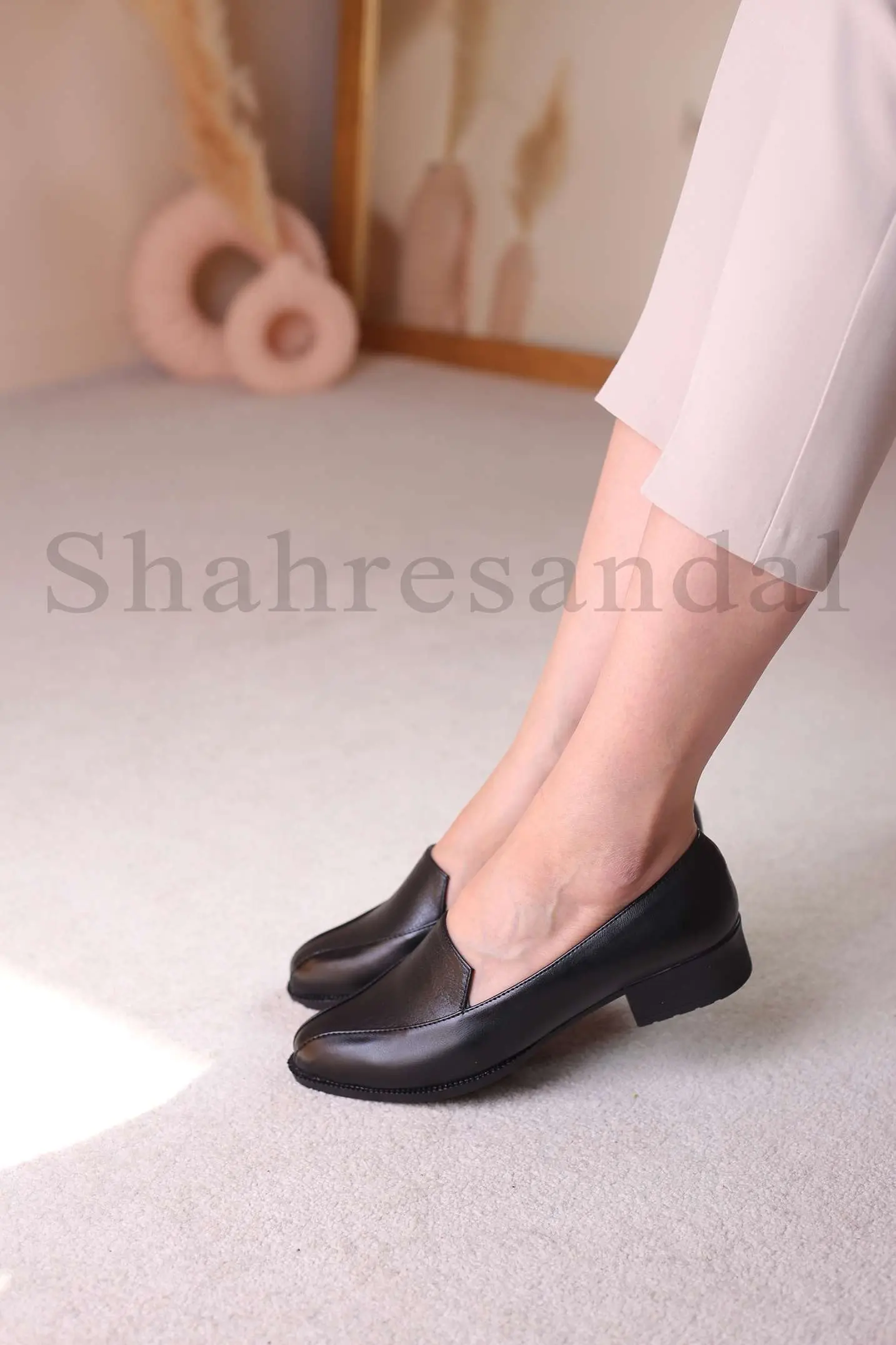 کفش پرسنلی پاشنه دار زنانه اقاقی