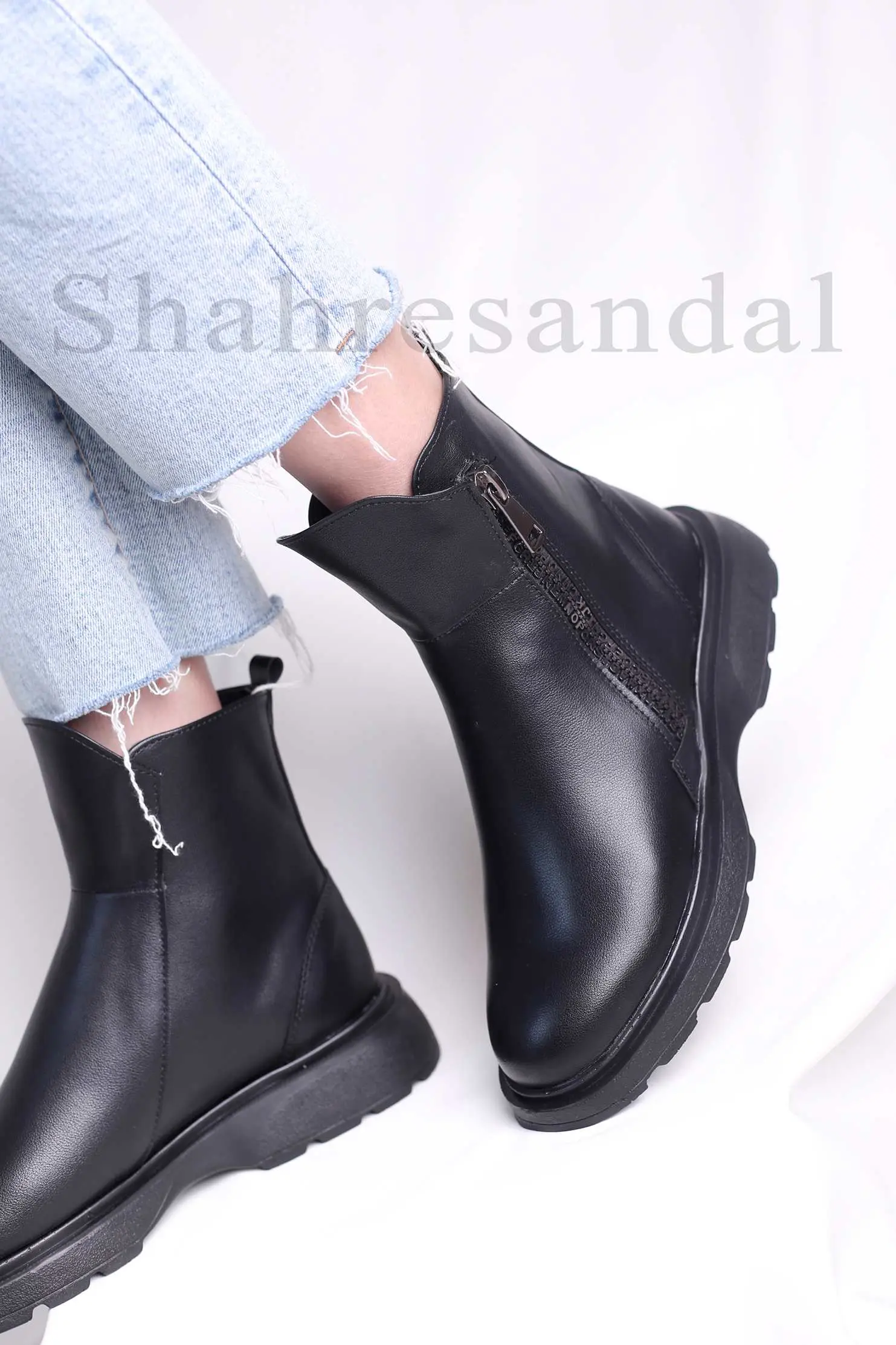 نیم بوت زنانه انگلیسی کد 7136