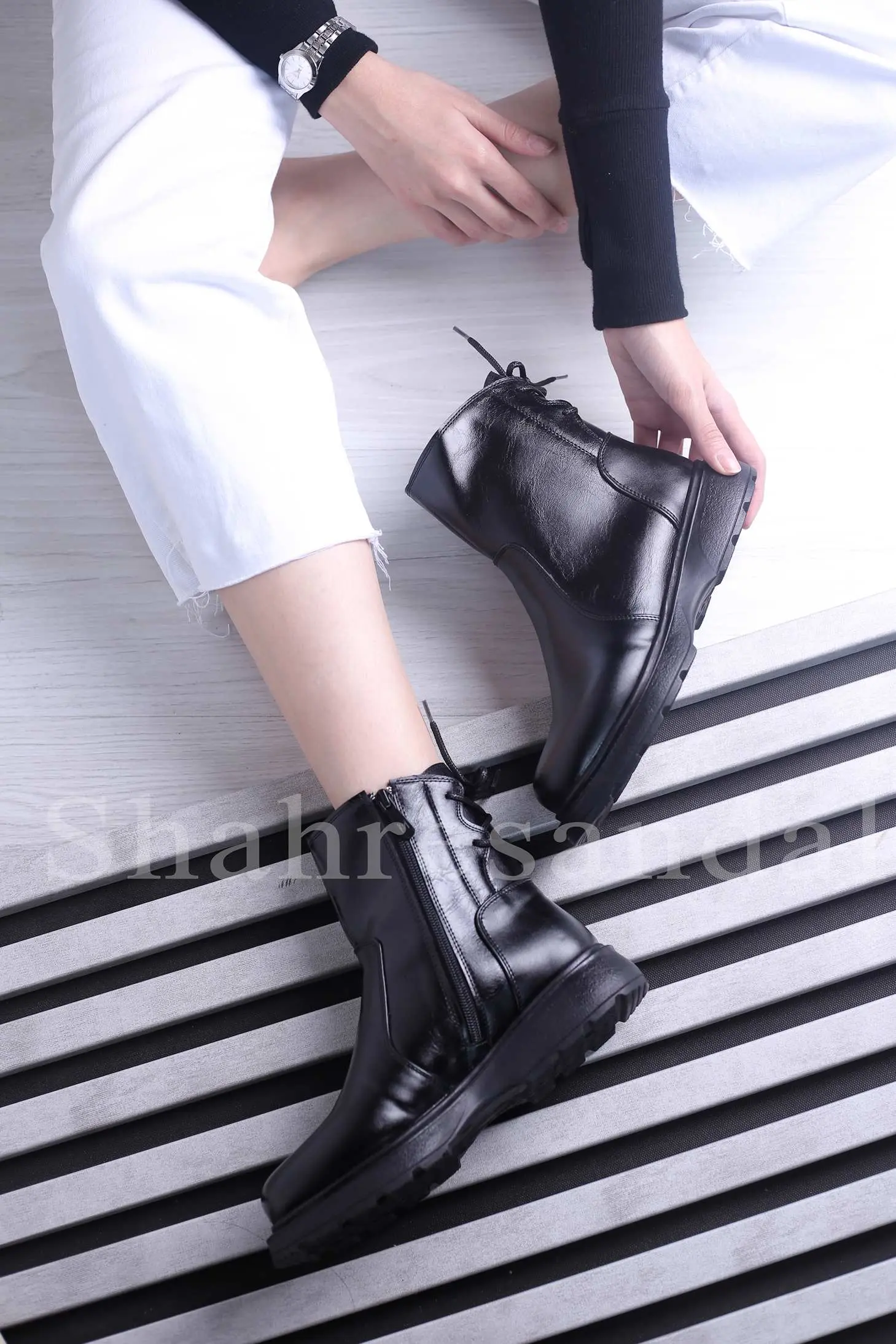 نیم بوت زنانه برلیان کد 6018