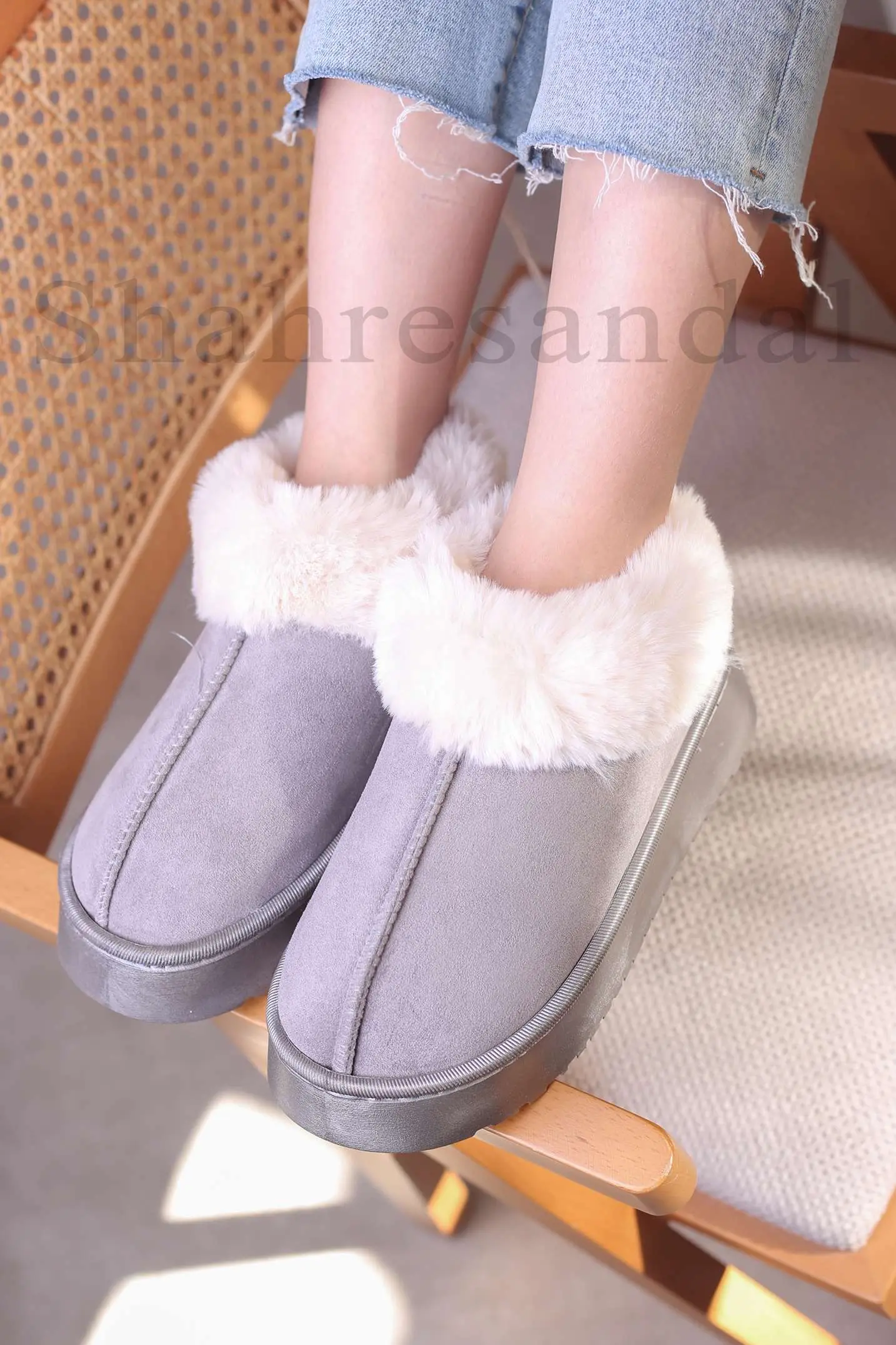 اسلیپر روفرشی ساق دار زنانه کد 2508