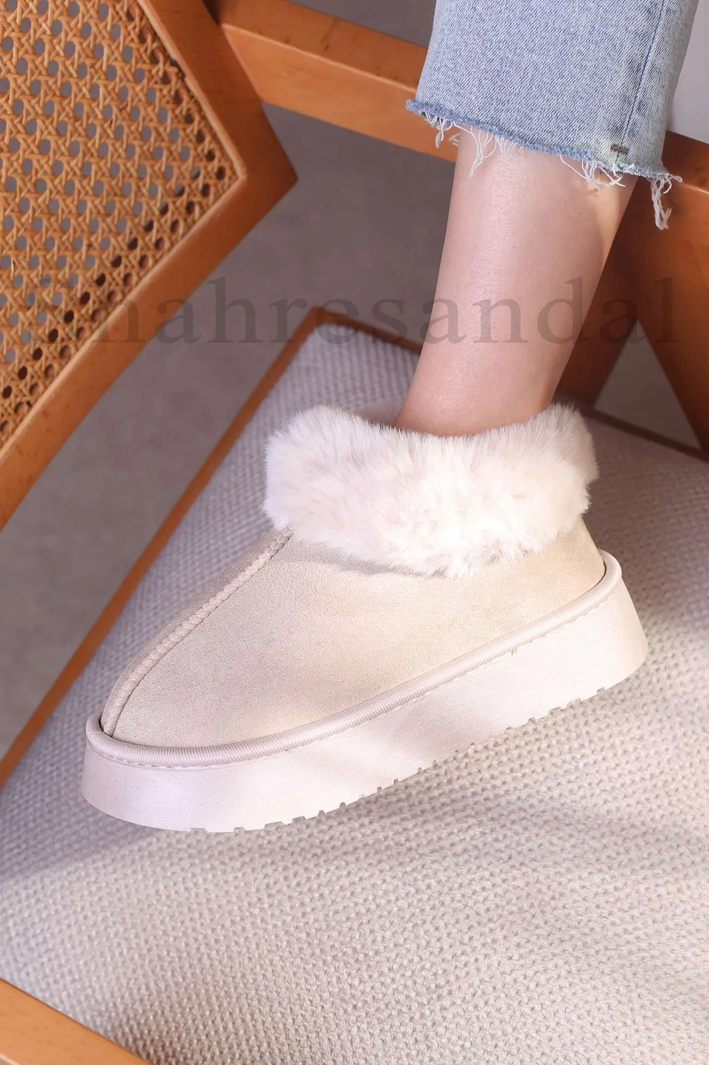 اسلیپر روفرشی ساق دار زنانه کد 2508