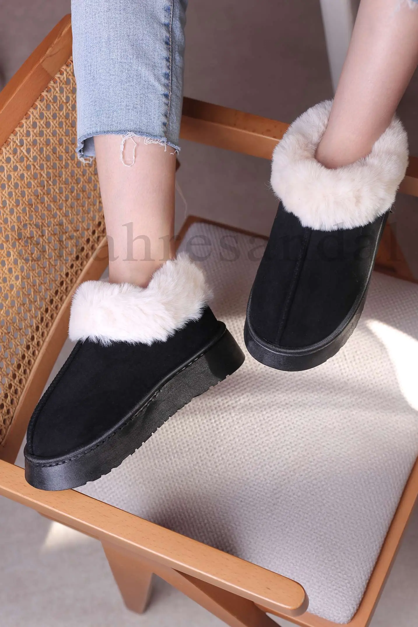 اسلیپر روفرشی ساق دار زنانه کد 2508