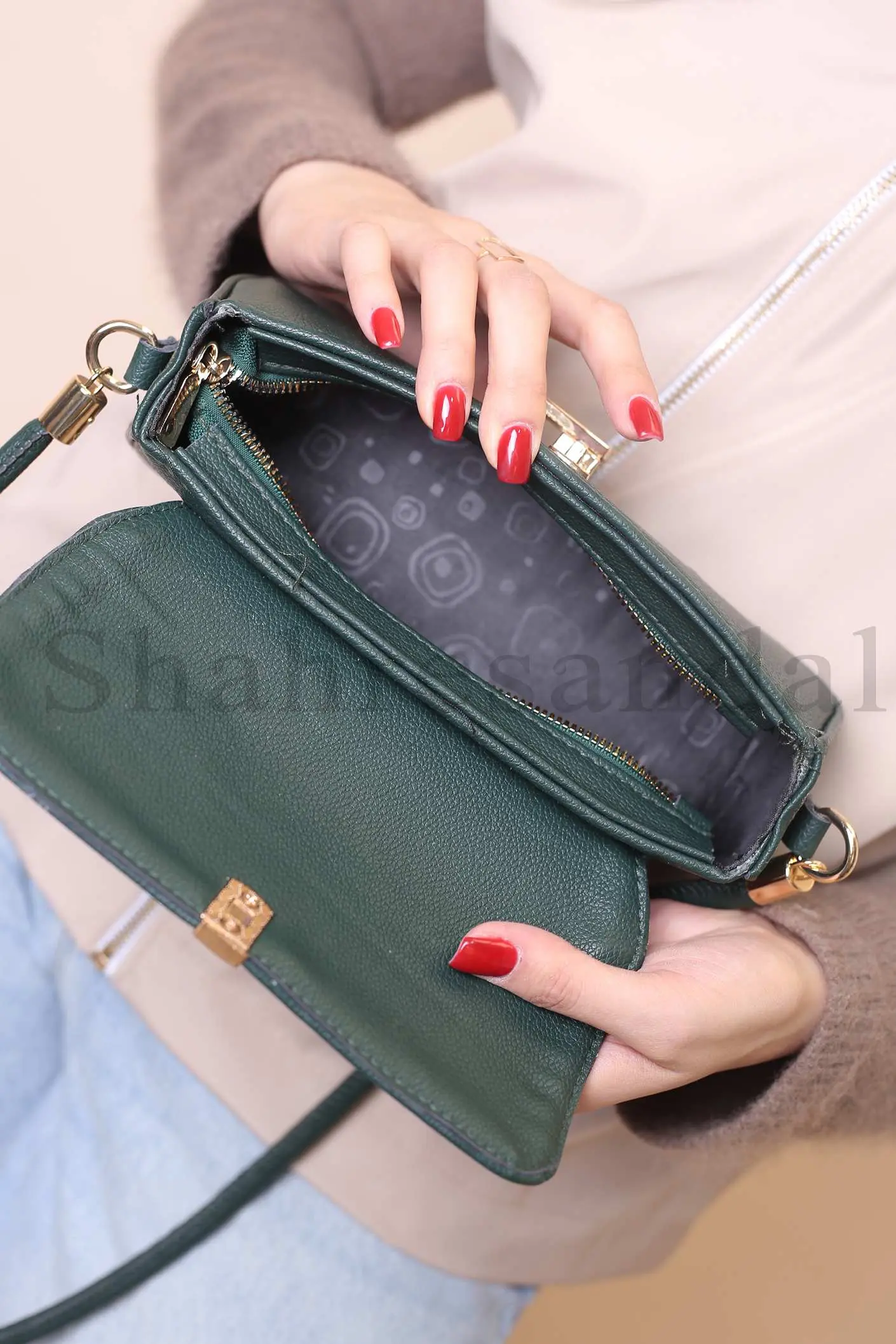 کیف دوشی زنانه کد 12