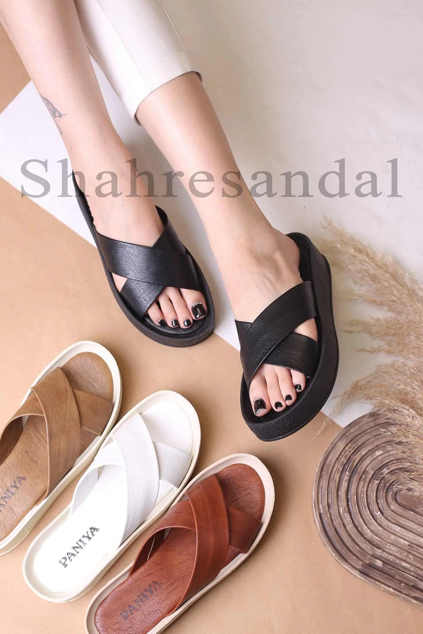 کفش صندل روفرشی زنانه کد 101