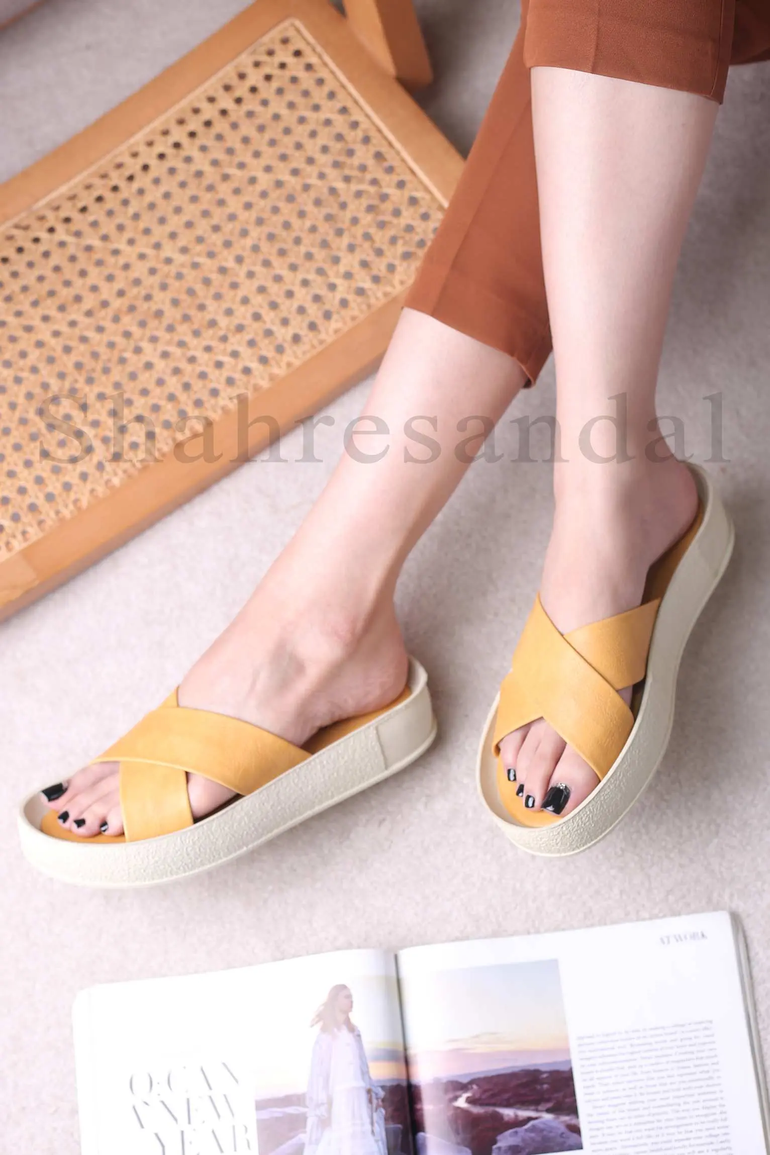 کفش صندل روفرشی زنانه کد 101