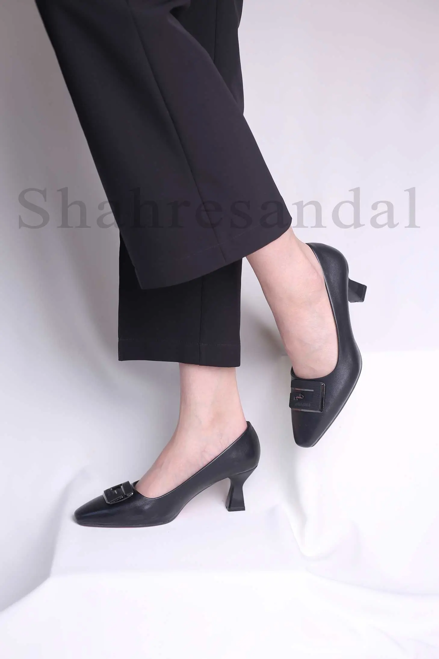 کفش پرسنلی پاشنه دار زنانه کد 8365