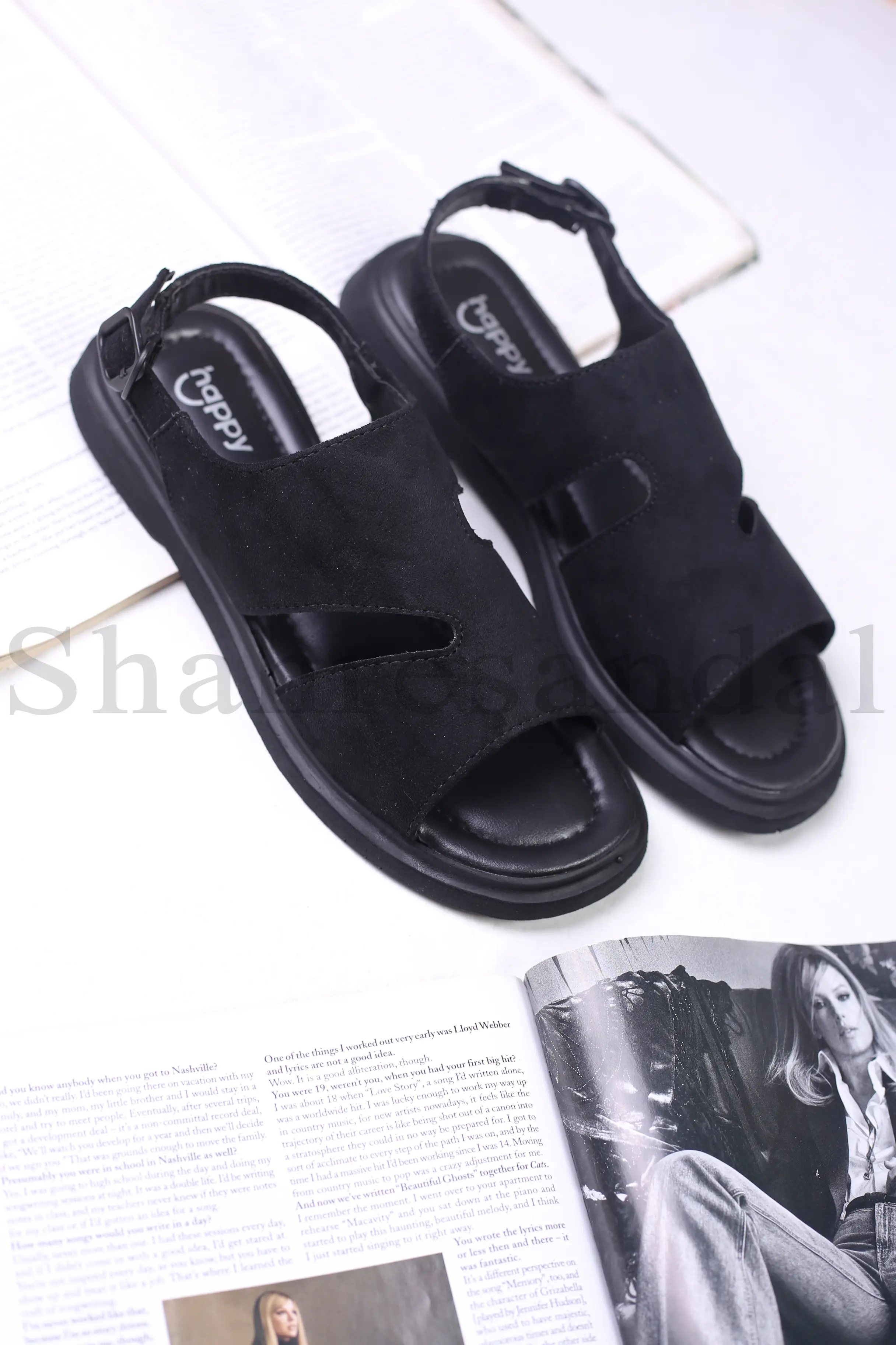 کفش صندل رکابدار زنانه تبسم کد 9077