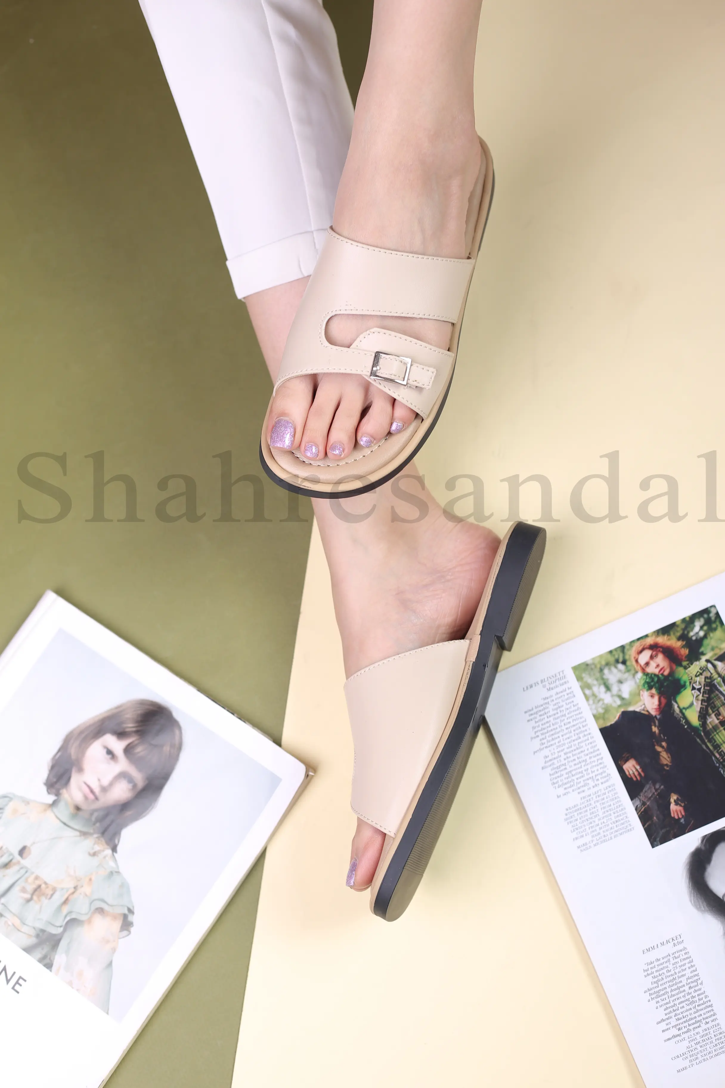 کفش صندل زنانه یاس کد 9075