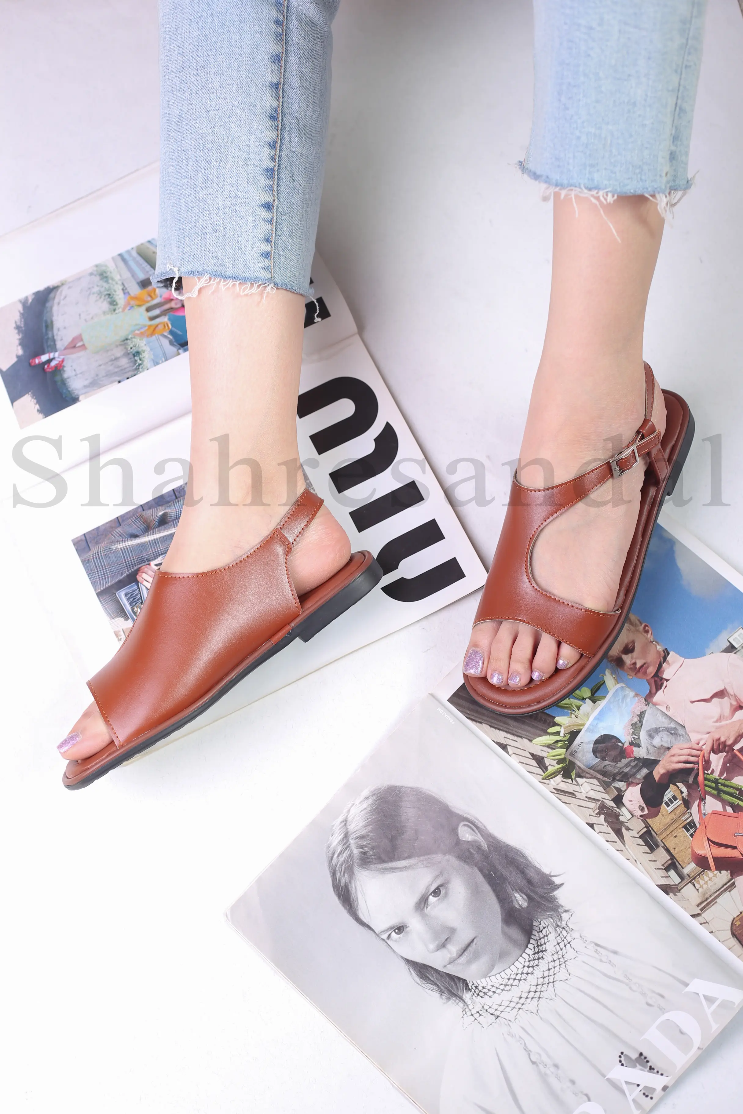 کفش صندل زنانه کد 9079