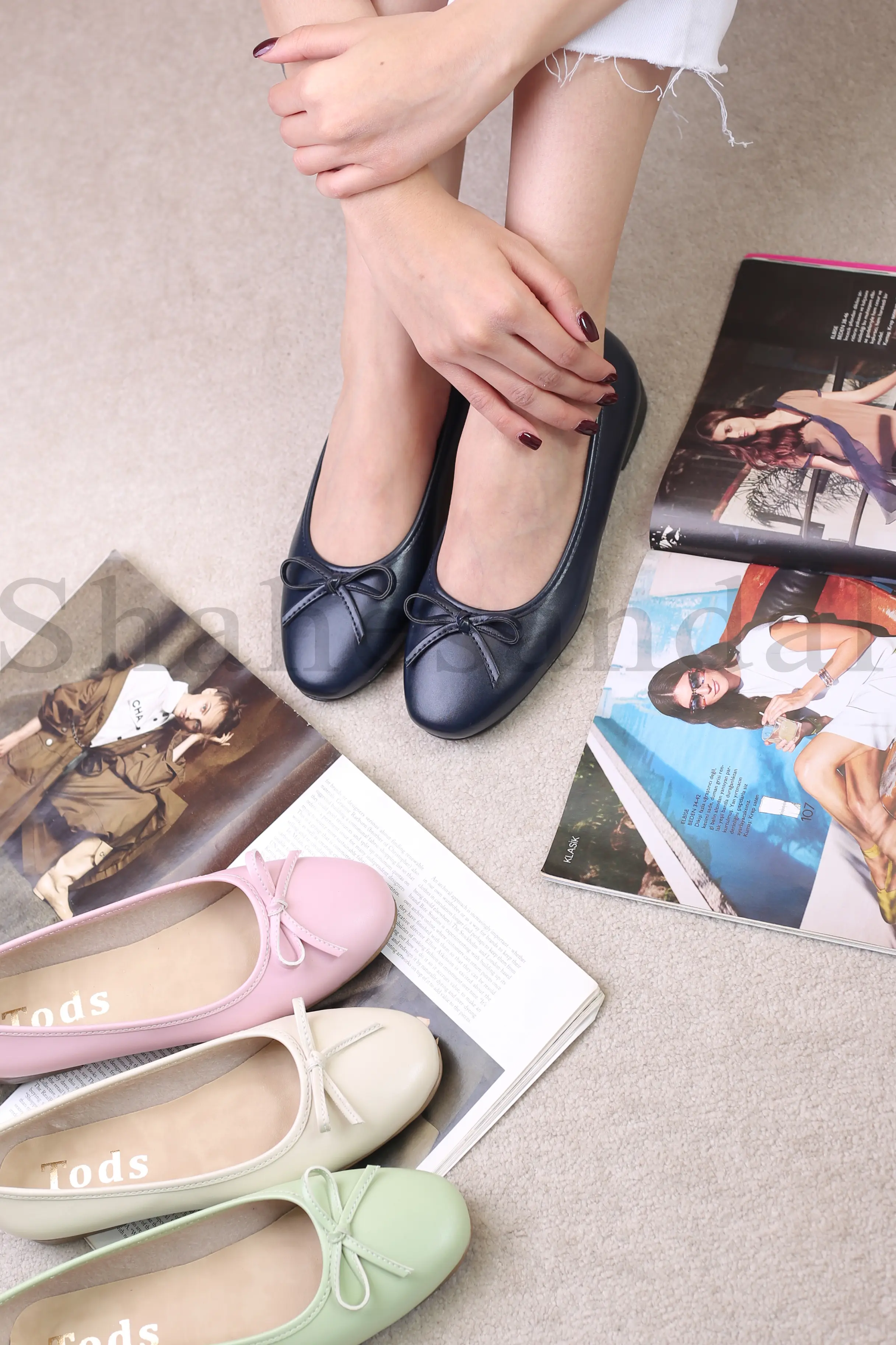 کفش کالج زنانه کد 8373