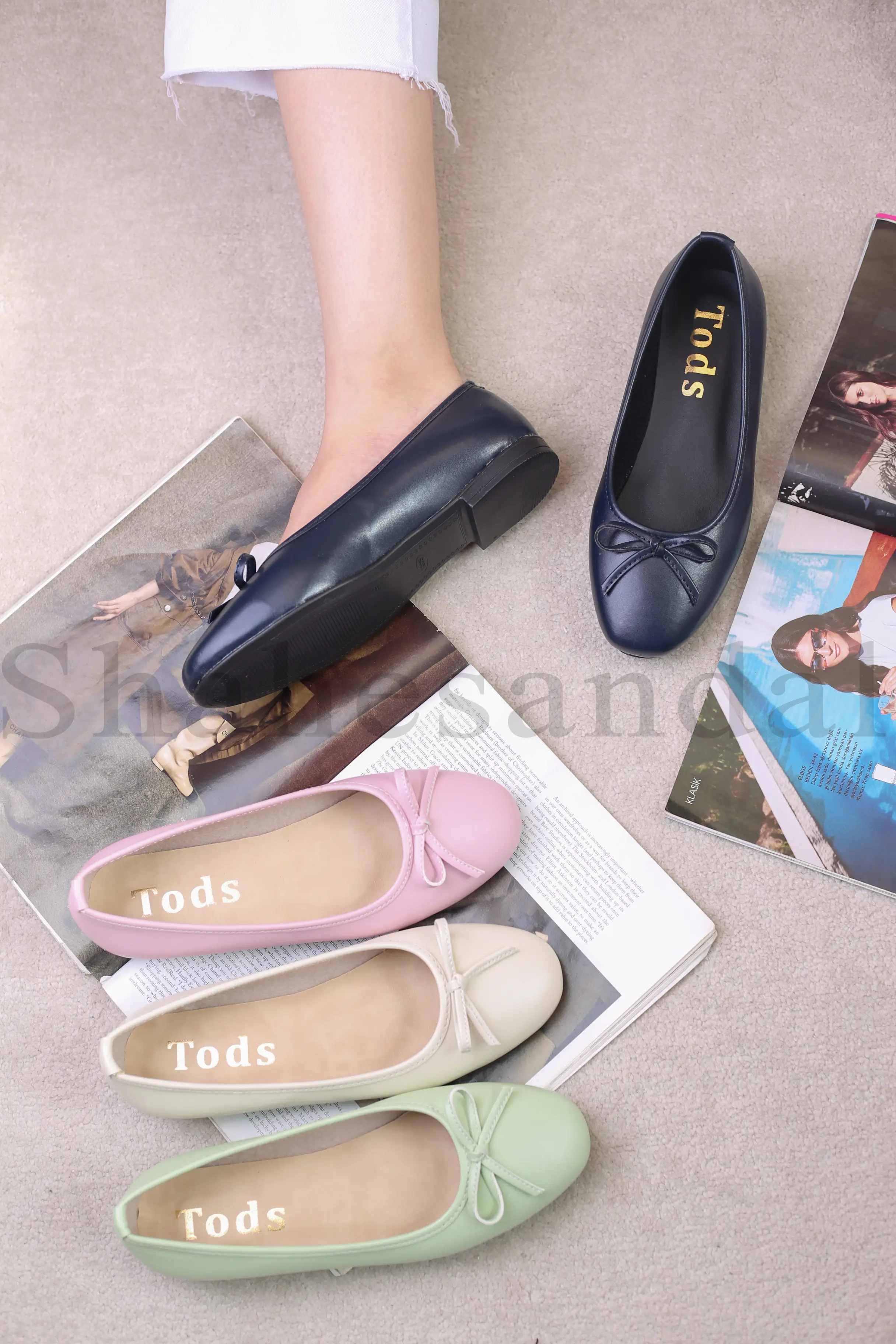 کفش کالج زنانه کد 8373