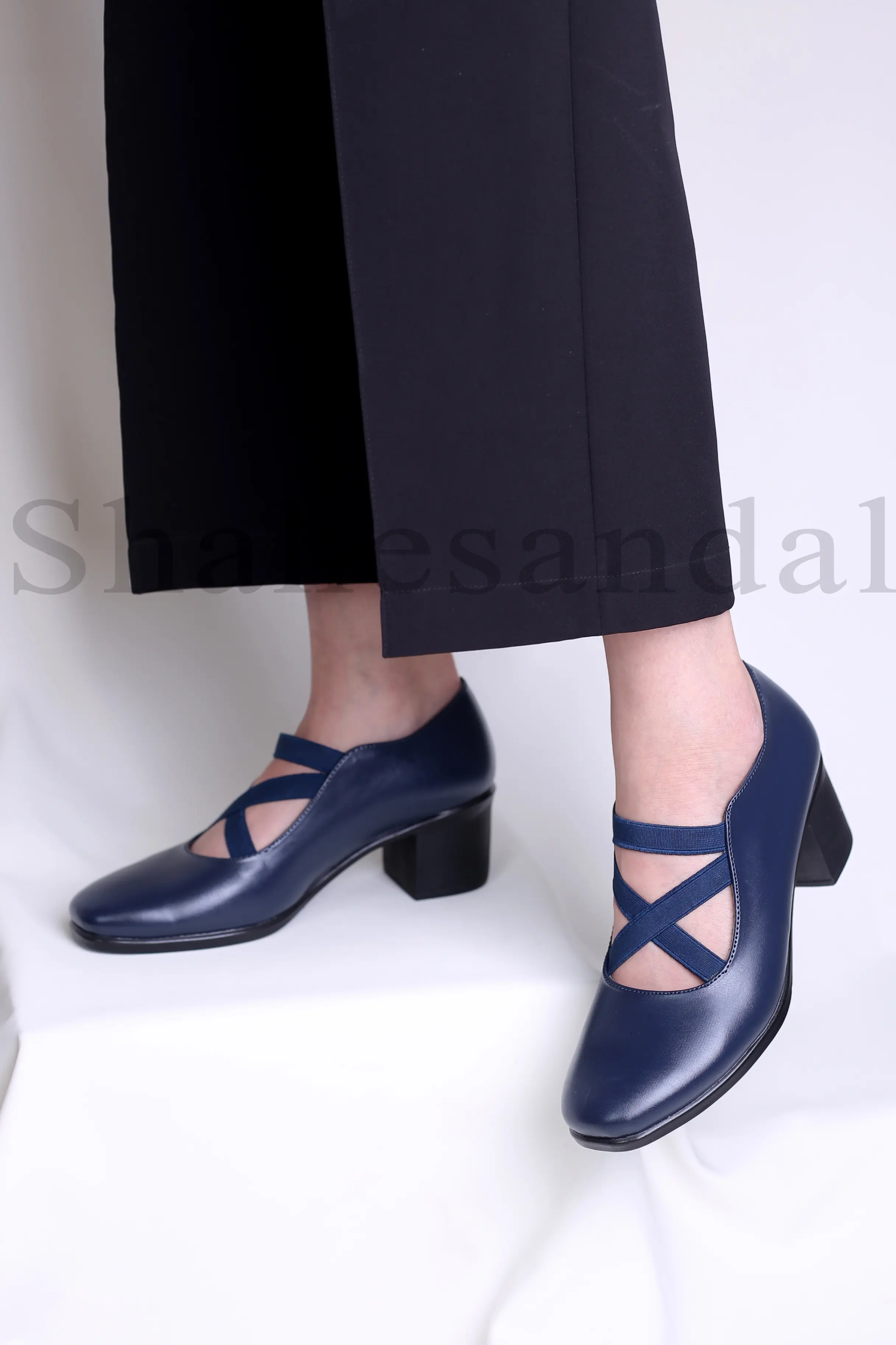 کفش پرسنلی پاشنه دار زنانه کد 1307