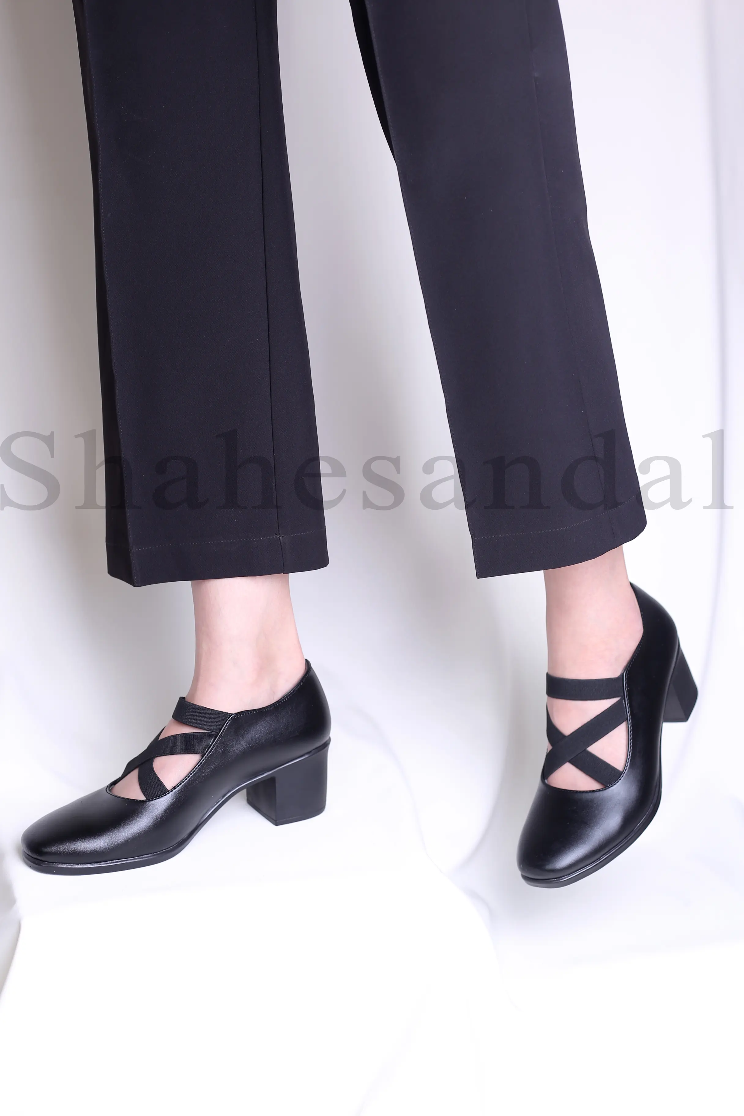 کفش پرسنلی پاشنه دار زنانه کد 1307