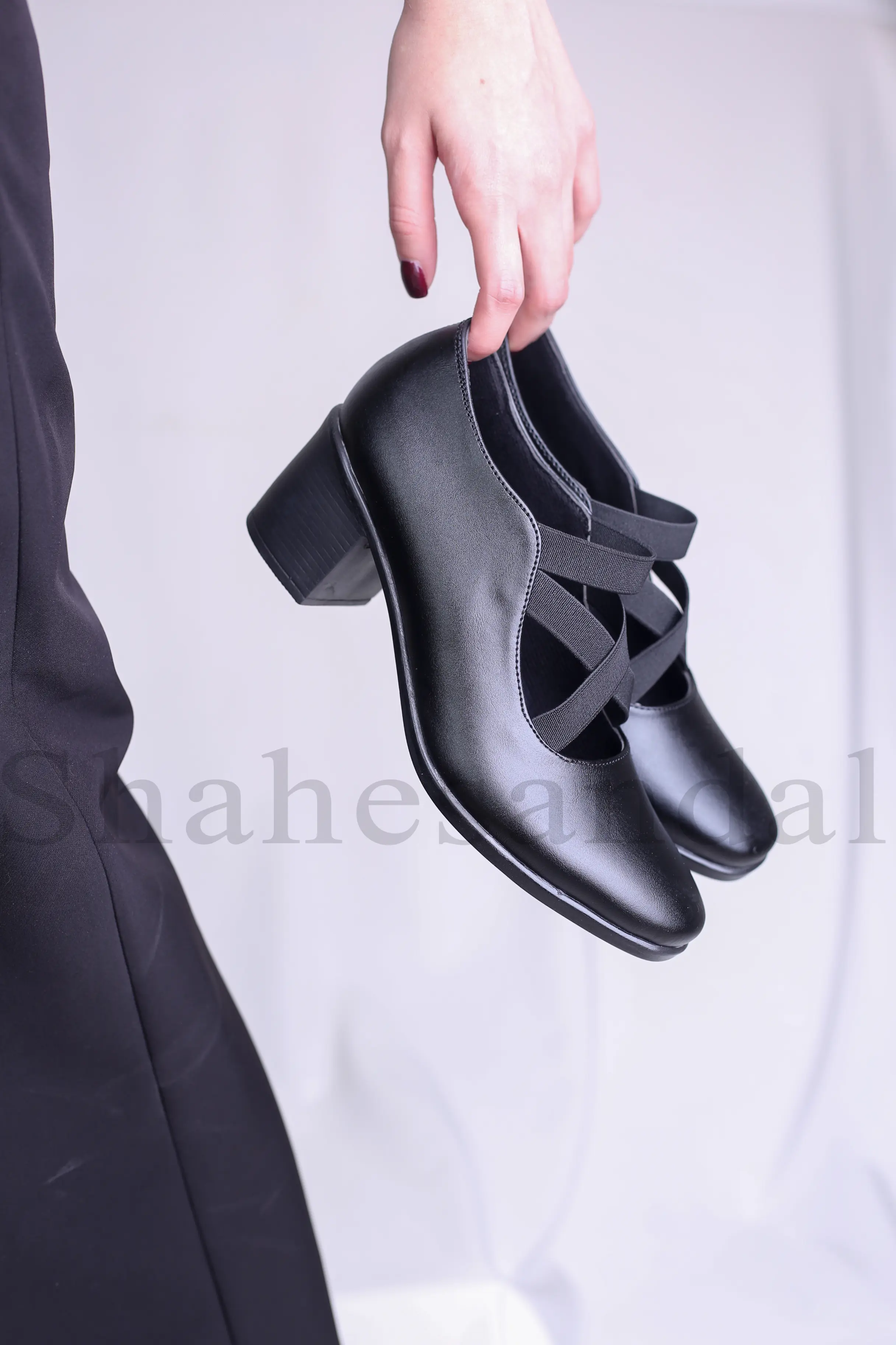 کفش پرسنلی پاشنه دار زنانه کد 1307