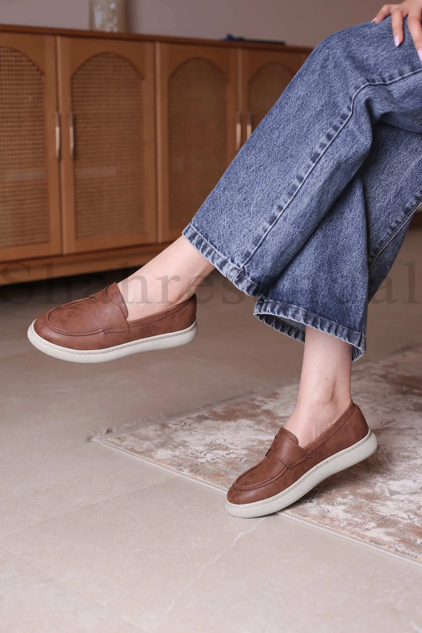 کفش کالج زنانه لبخند کد 9012