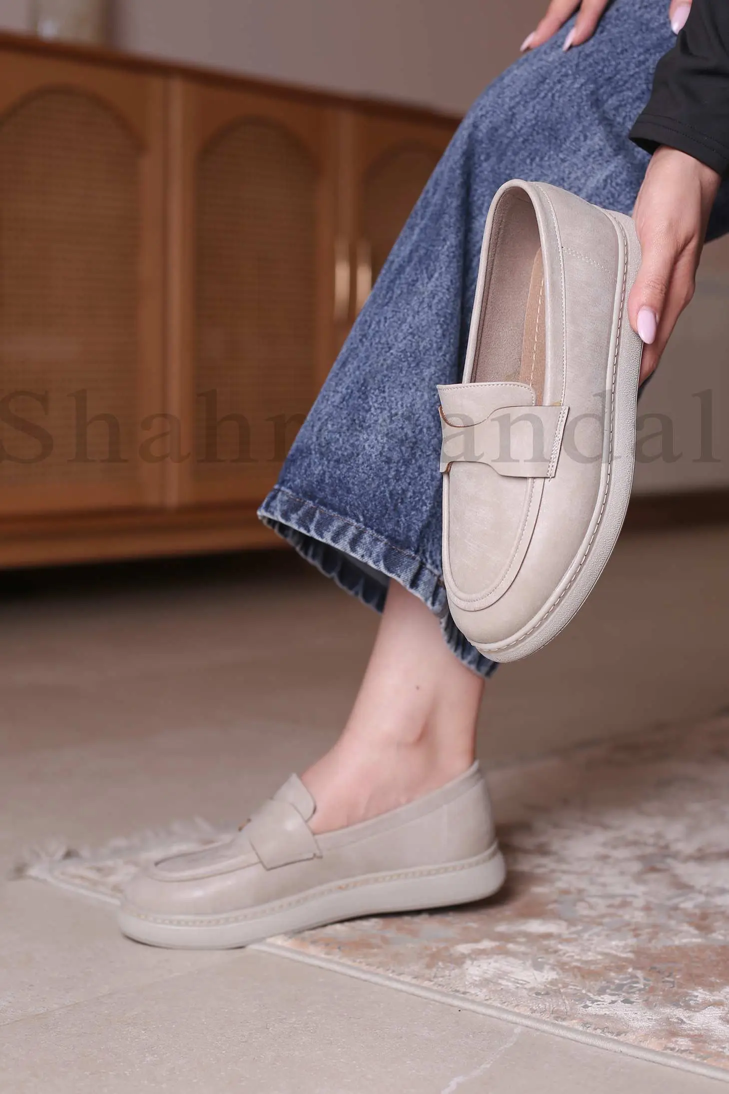 کفش کالج زنانه لبخند کد 9012