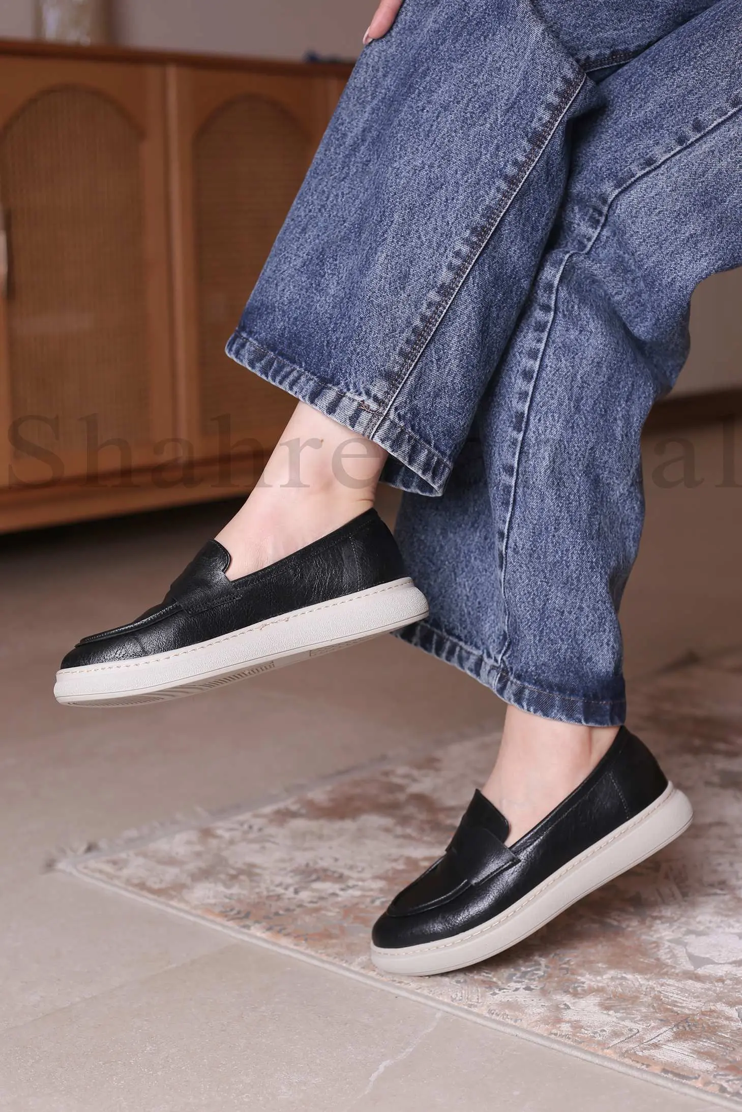 کفش کالج زنانه لبخند کد 9012