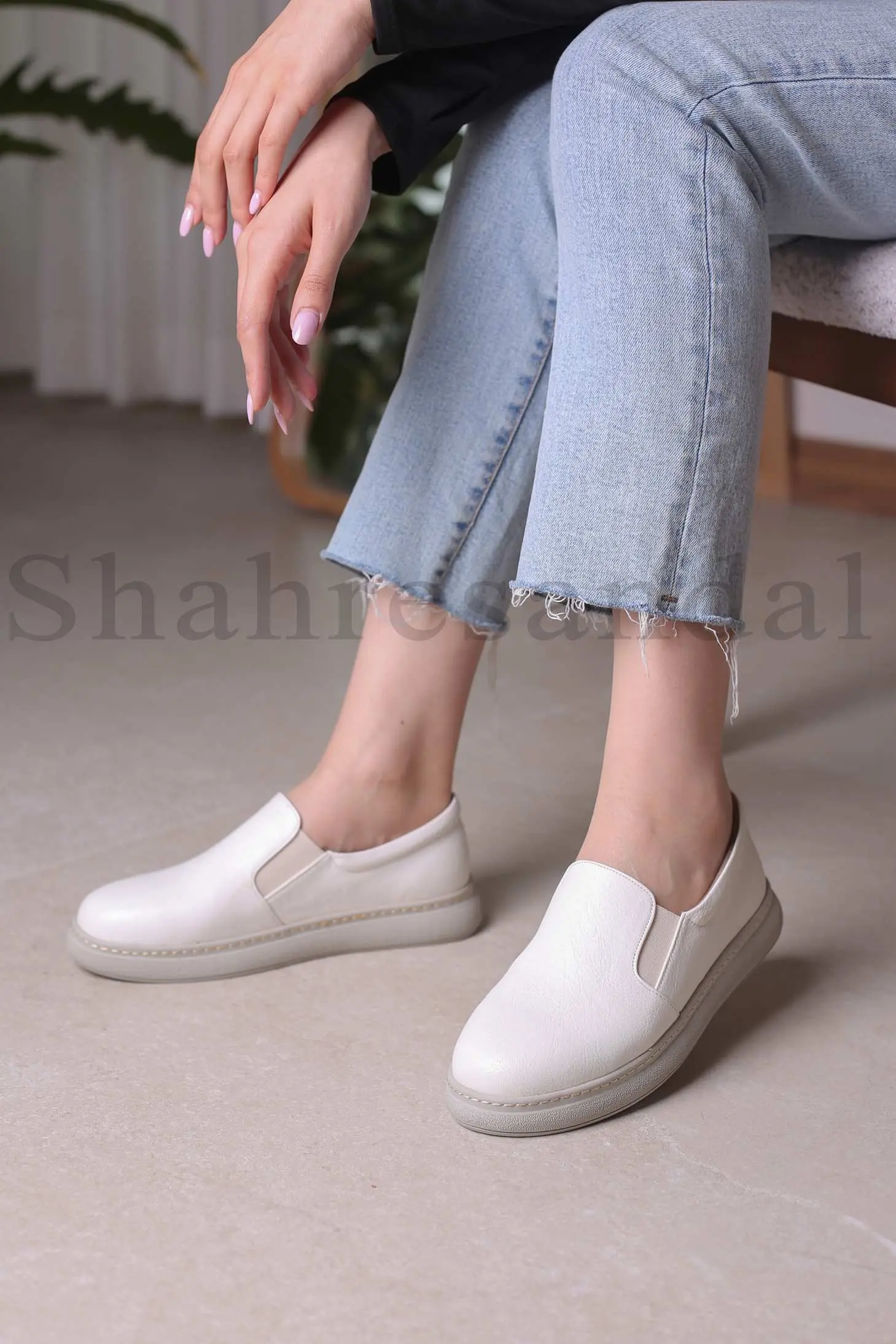 کفش کالج زنانه کد 9008