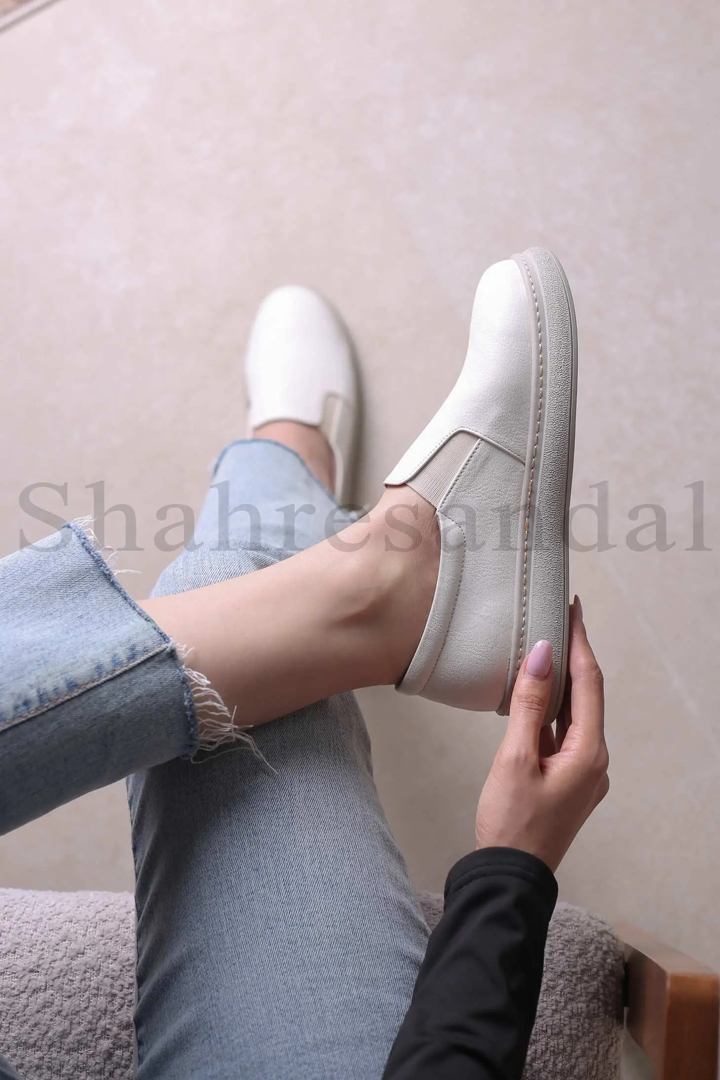 کفش کالج زنانه کد 9008