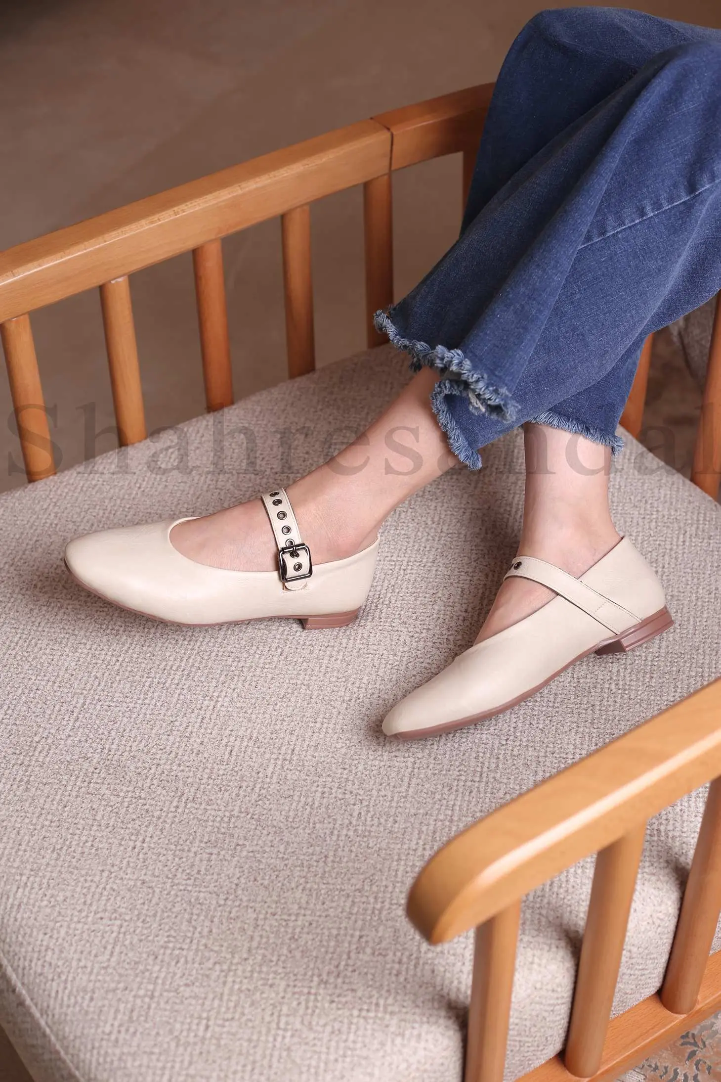 کفش کالج زنانه کد 9011