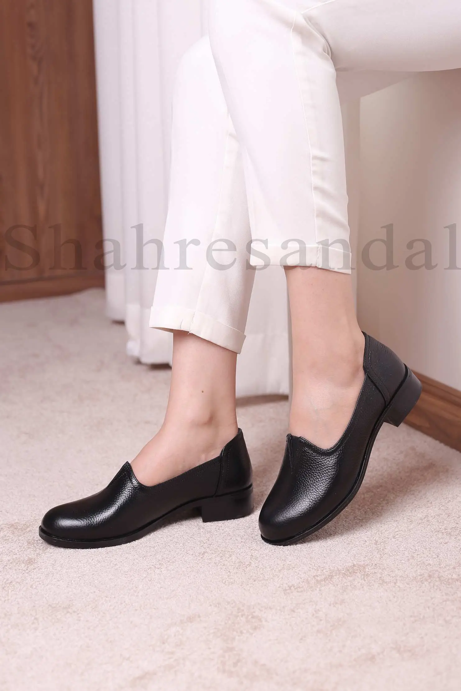 کفش پرسنلی پاشنه دار زنانه کد 4010