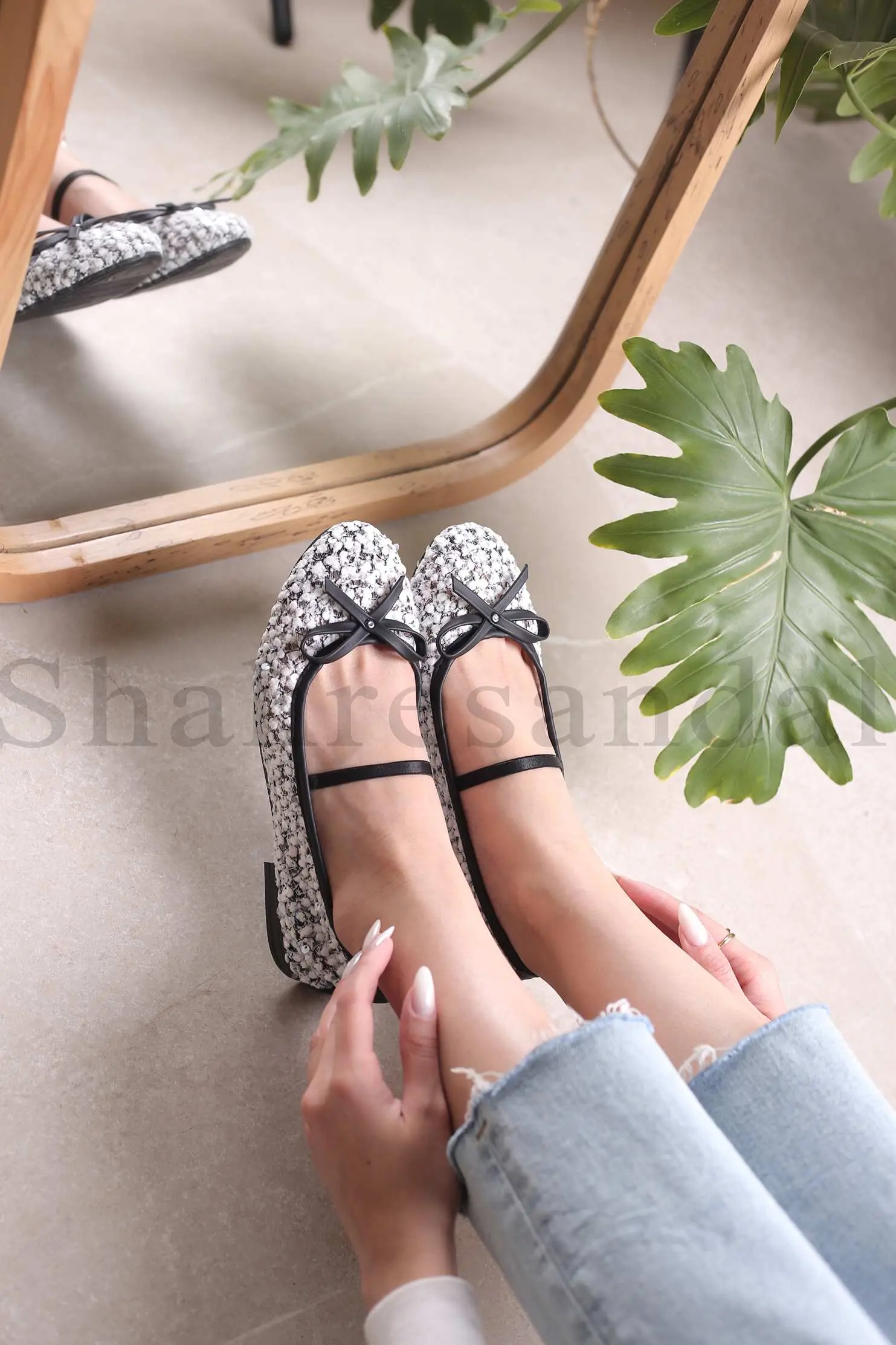 کفش کالج زنانه کد 6025